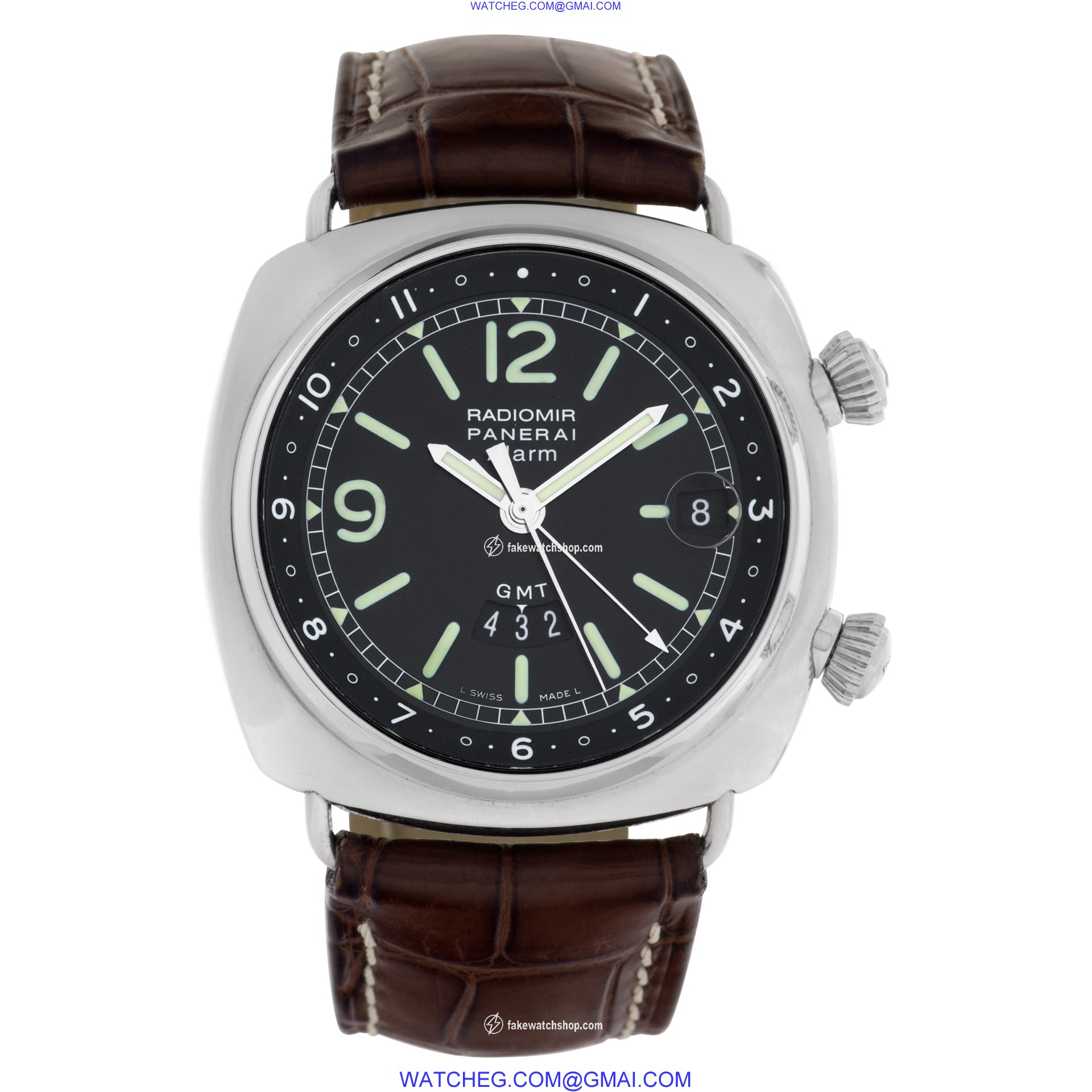 Panerai PAM00098 Radiomir Alarm Gmt Automatic Male Stainless Steel 2