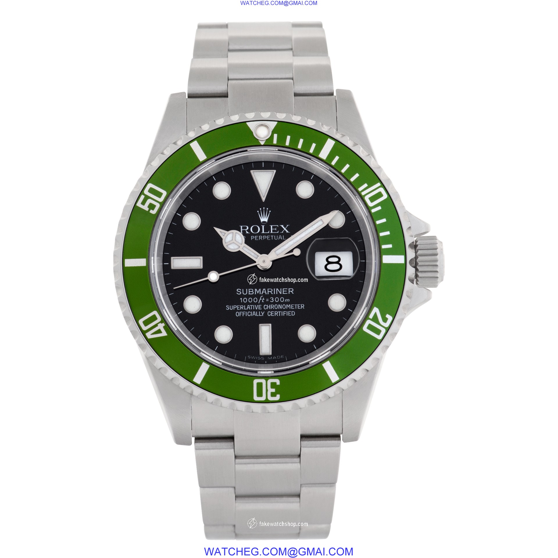 Rolex 16610LV Submariner Kermit Automatic Male Stainless Steel 2