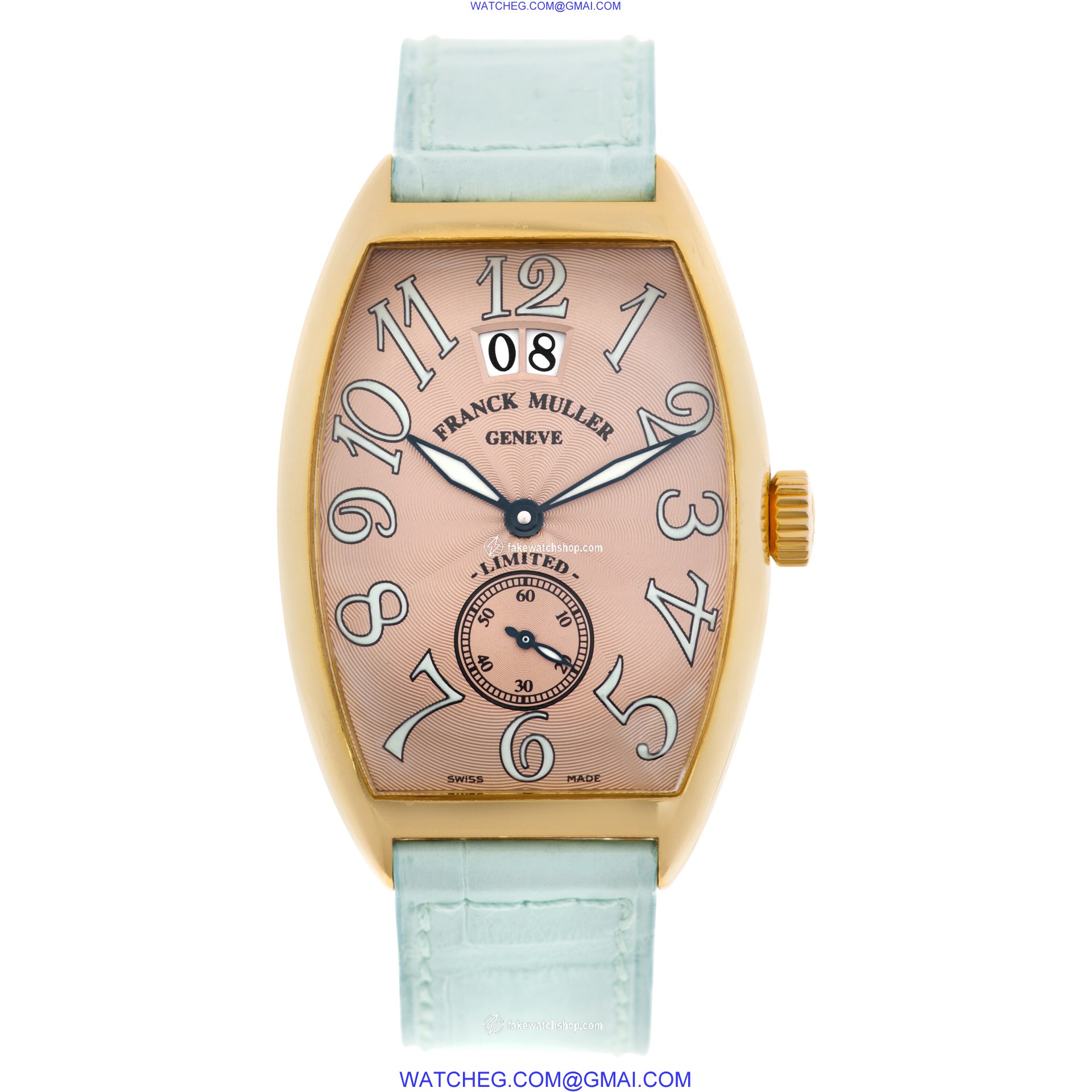 Franck Muller 2851 S6 Curvex Automatic Unisex 18k yellow gold 2