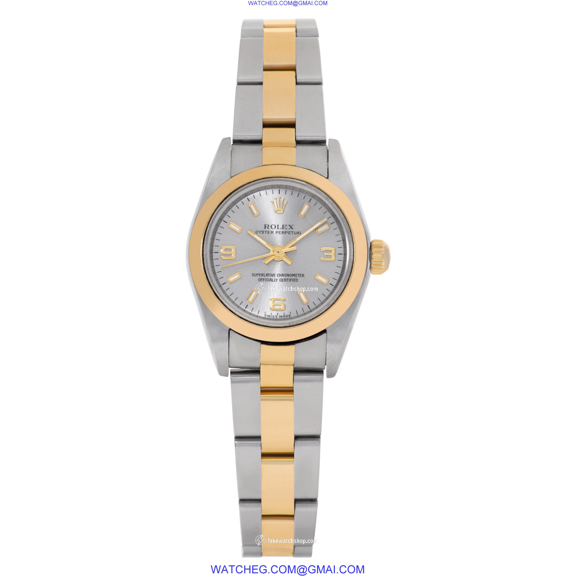 Rolex 76183 Oyster Perpetual Automatic Female 18k gold & Stainless Steel 2