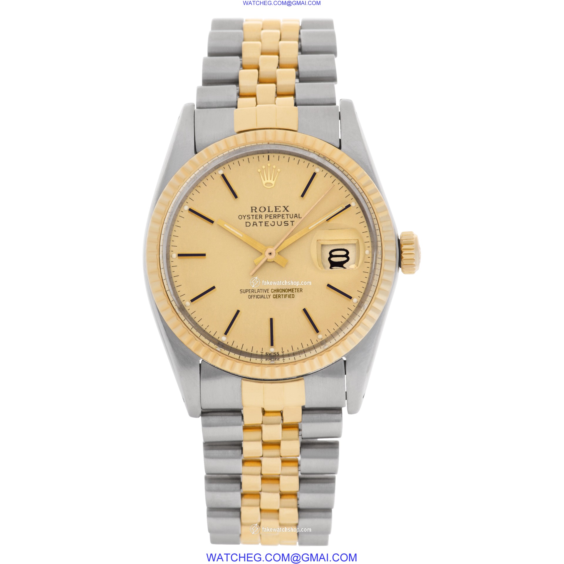 Rolex 16013 Datejust Automatic Unisex 14k gold & Stainless Steel 2