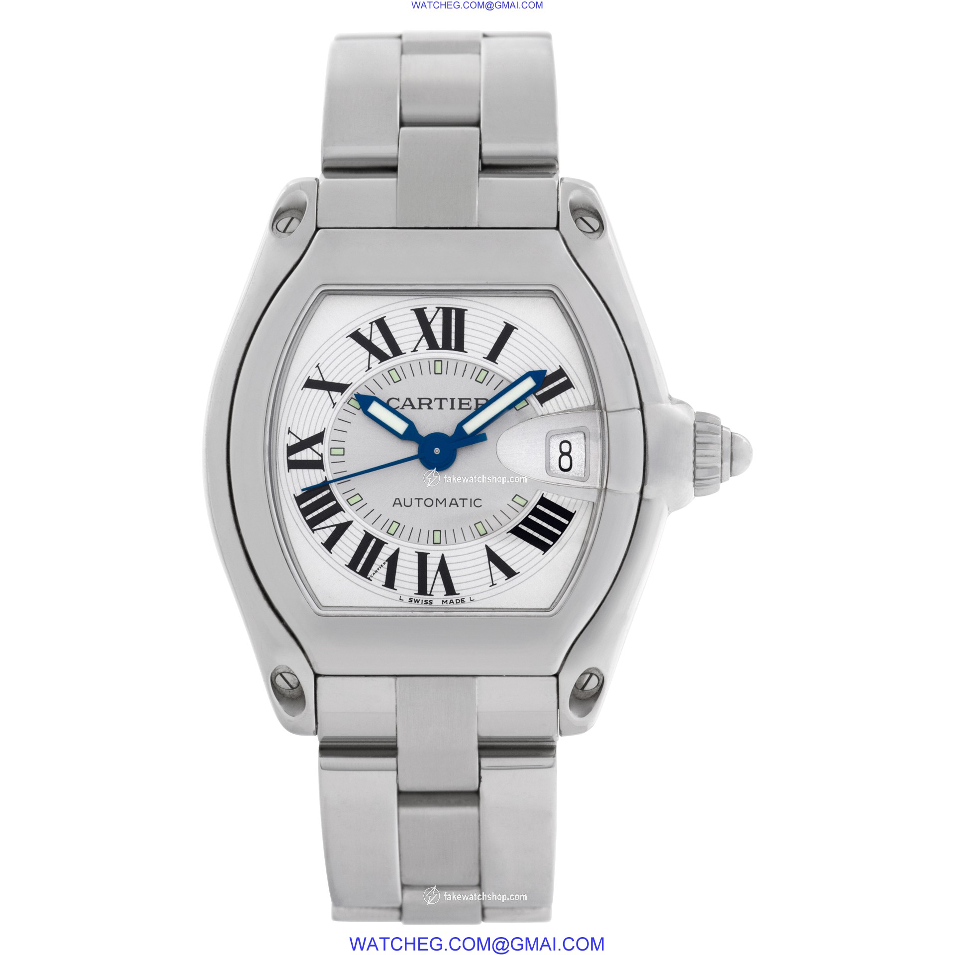 Cartier W62025V3 Roadster Automatic Unisex Stainless Steel 2