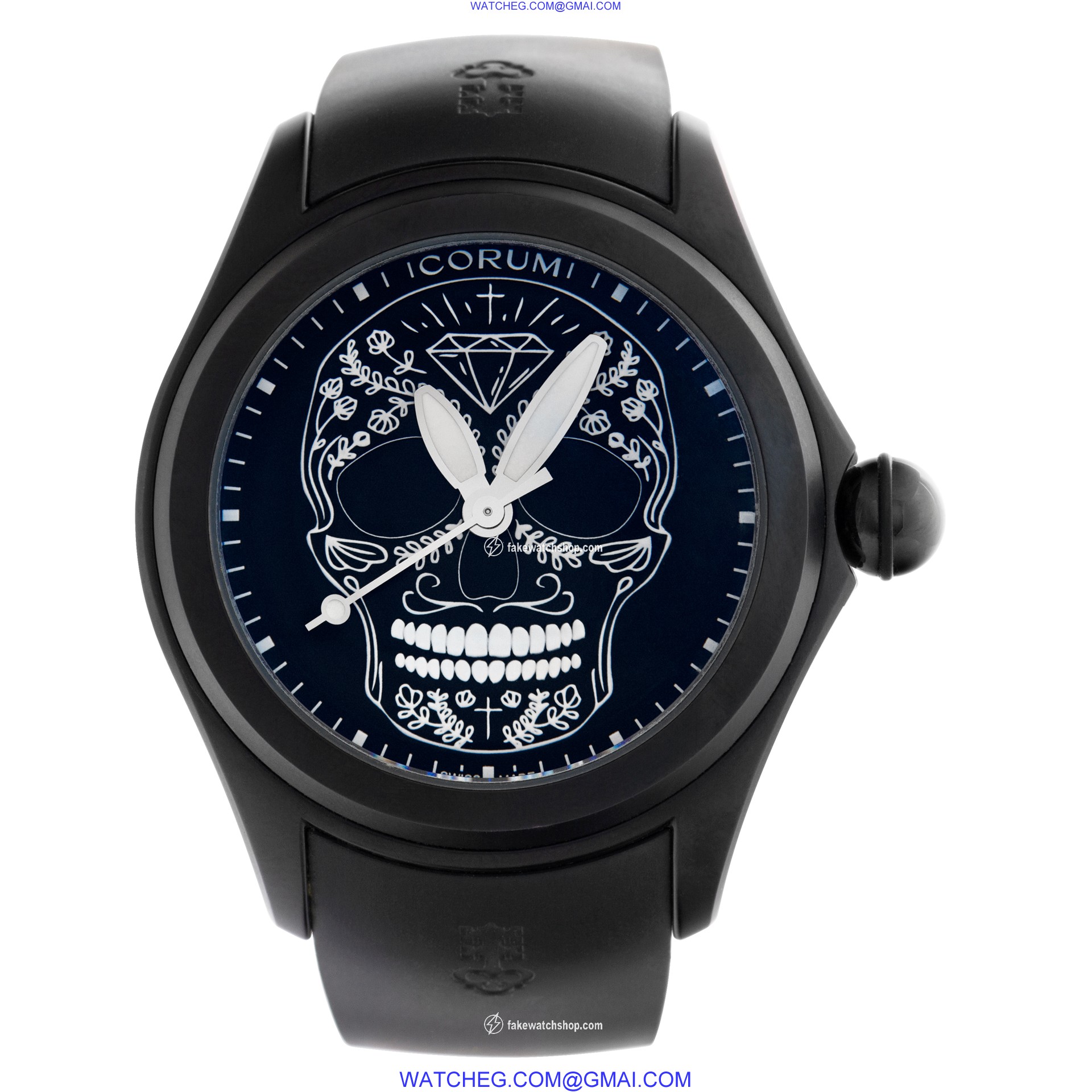 Corum 082.310.98/0371 SM01 Bubble Automatic Unisex Black PVD 2