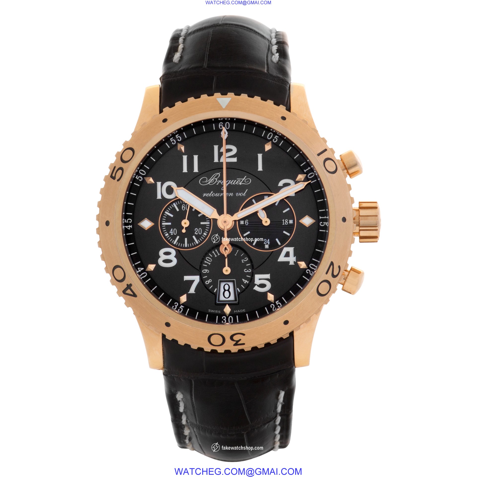 Breguet 3810 Type XXI Automatic Male 18k rose gold 2