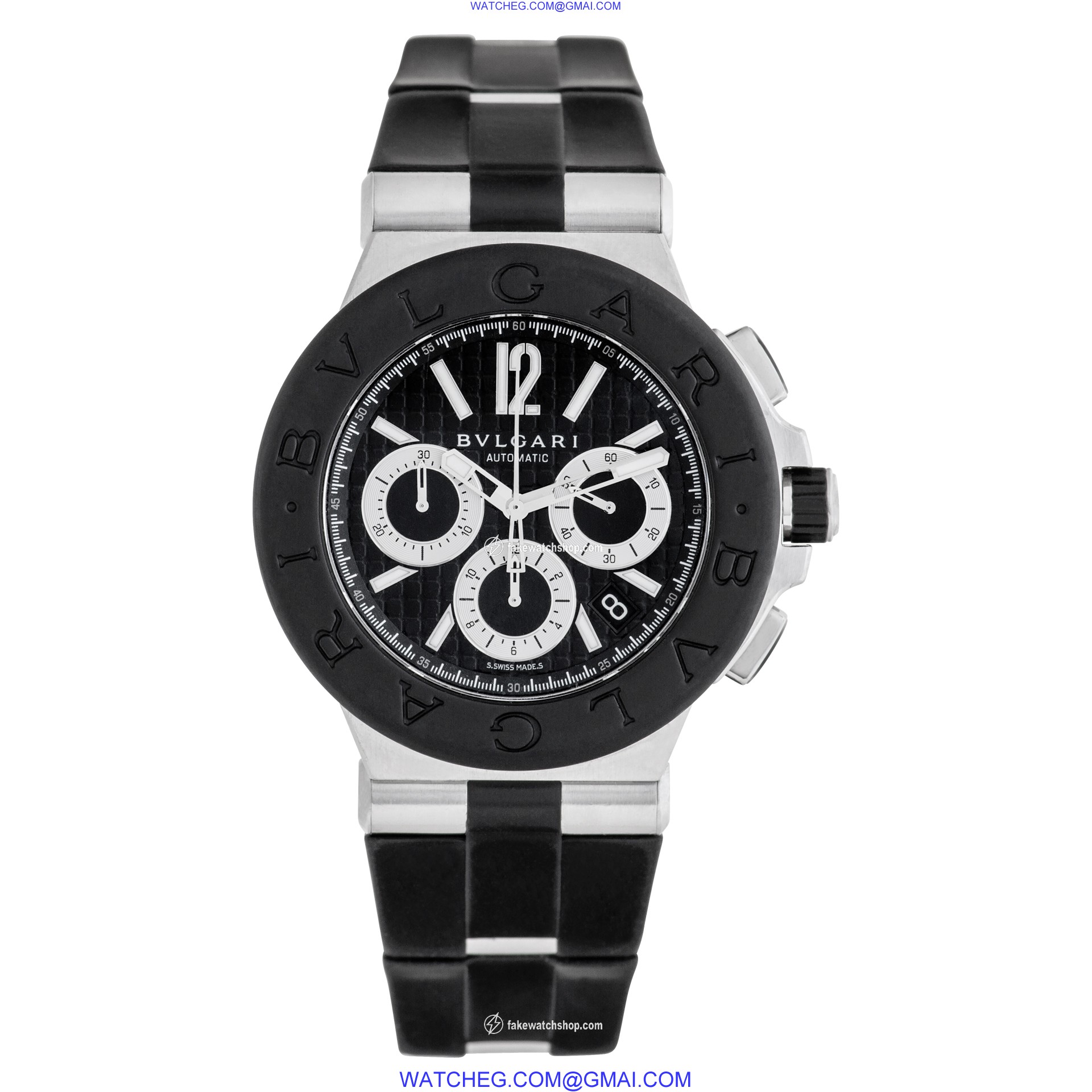 Bvlgari dg42svch Diagono Automatic Male Stainless Steel 2