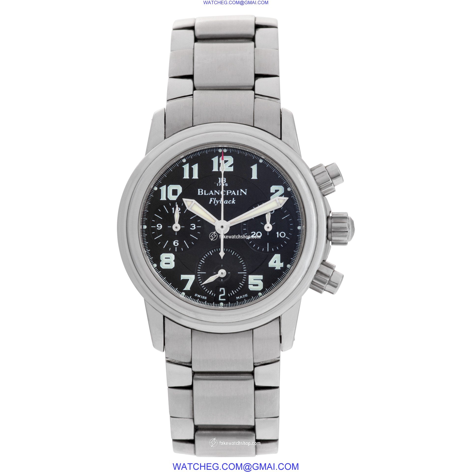 Blancpain 2185F-1130-71 Flyback Chrono Automatic Female Stainless Steel 2