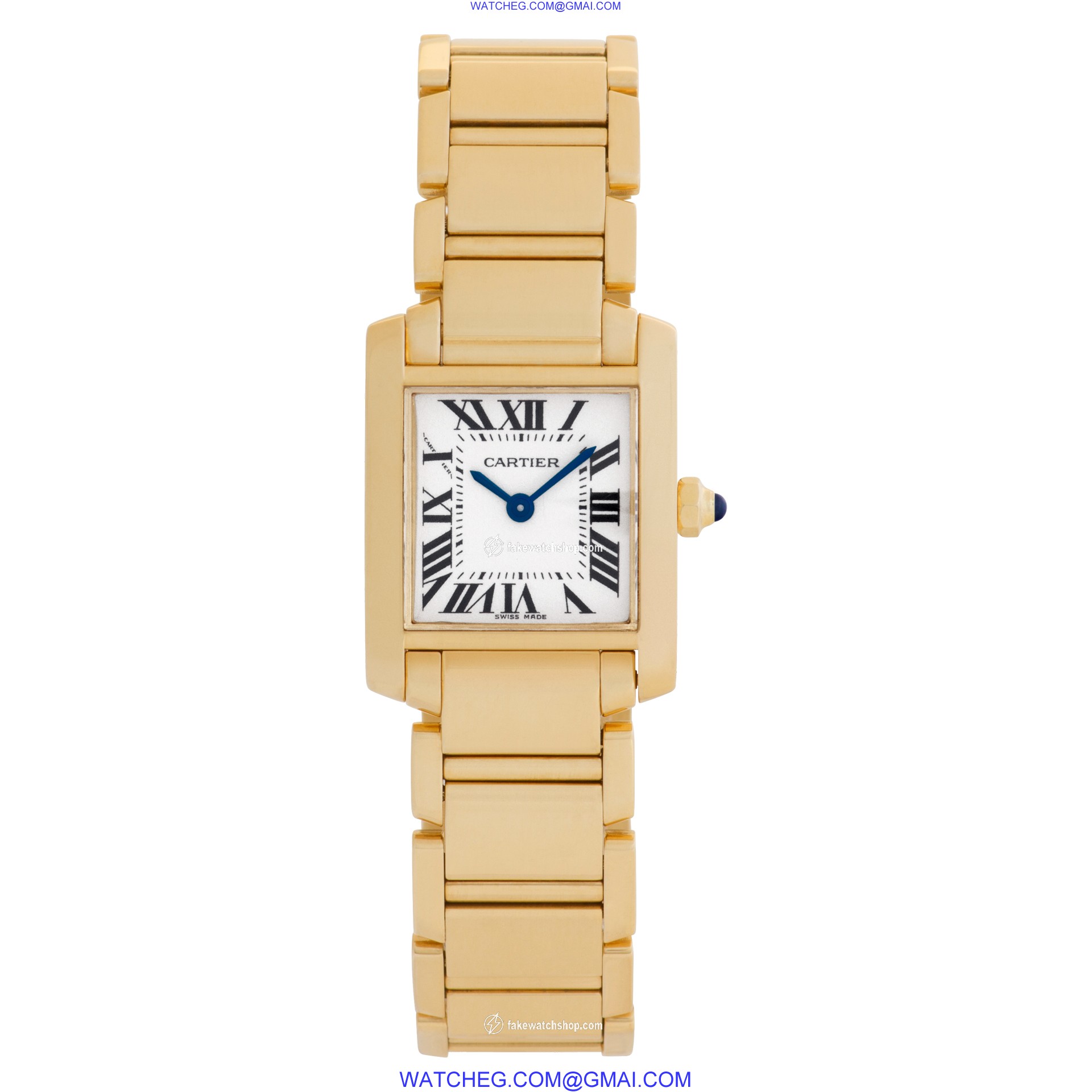 Cartier W50002N2 Tank Francaise Quartz Female 18k yellow gold 2