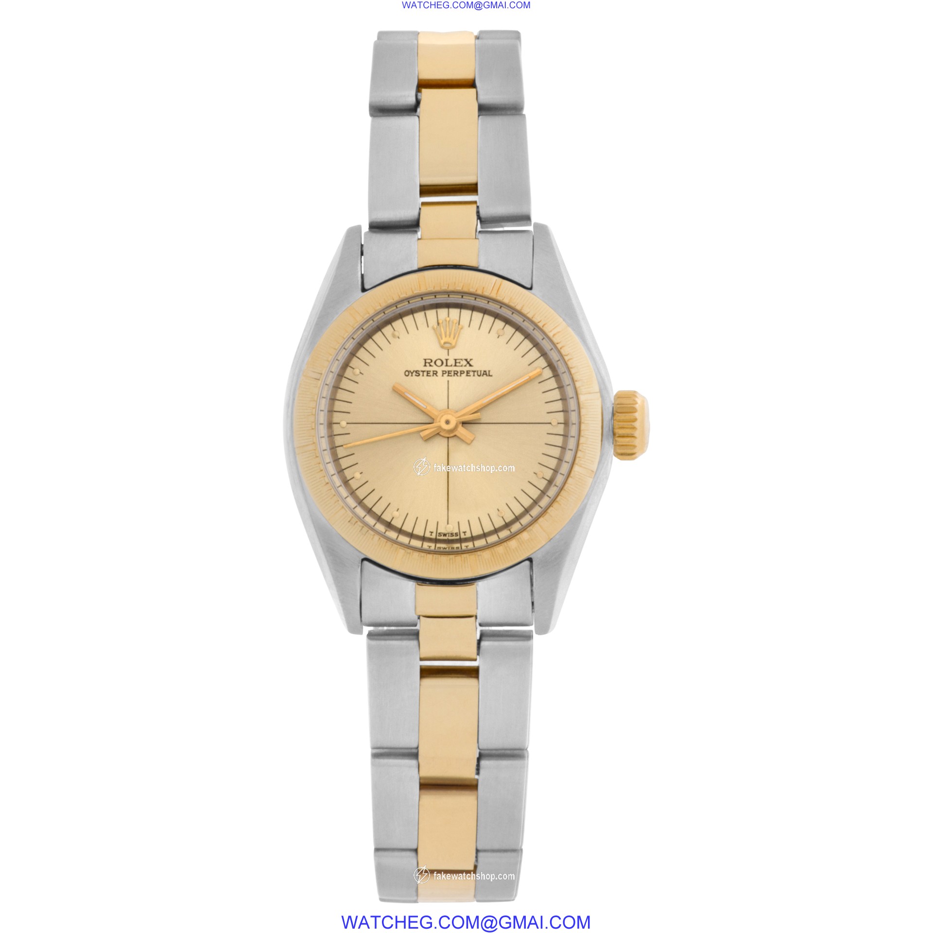 Rolex 6724 Oyster Perpetual Automatic Female 14k gold & Stainless Steel 2
