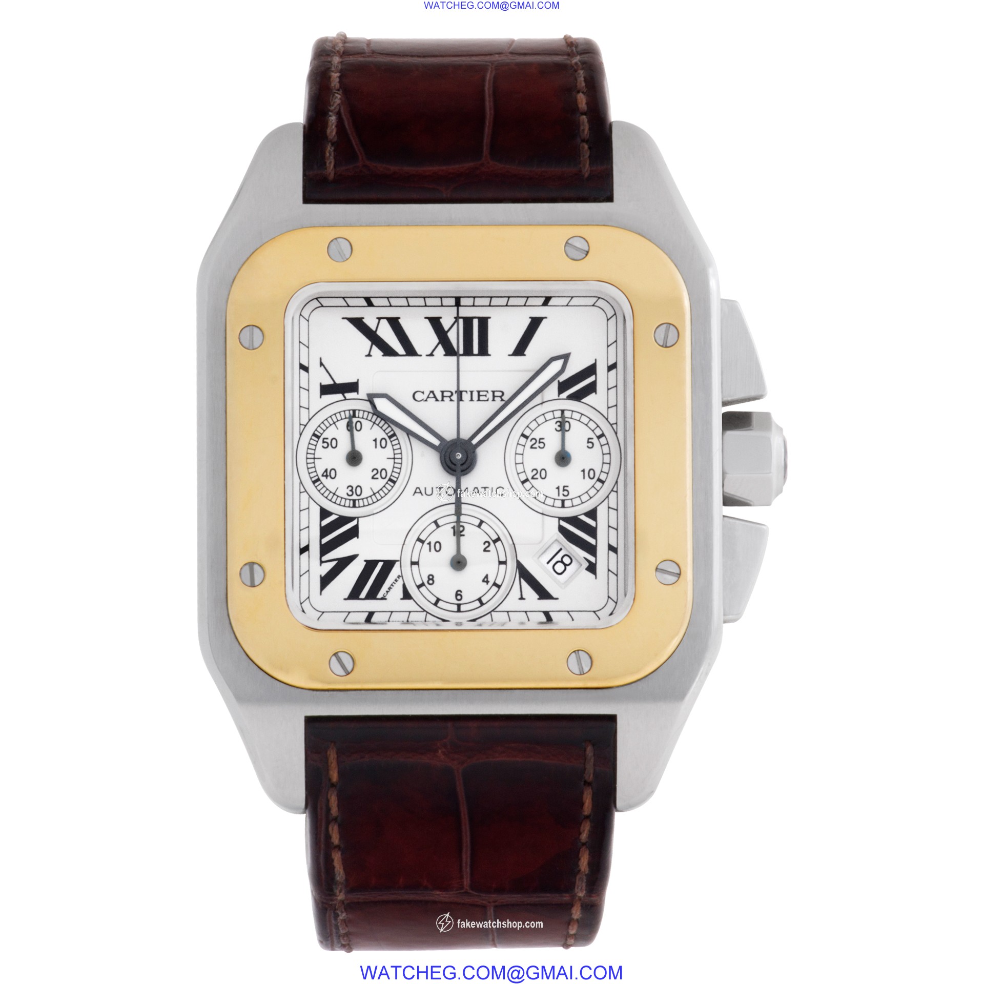 Cartier W20091X7 Santos 100 Automatic Male Stainless Steel 2