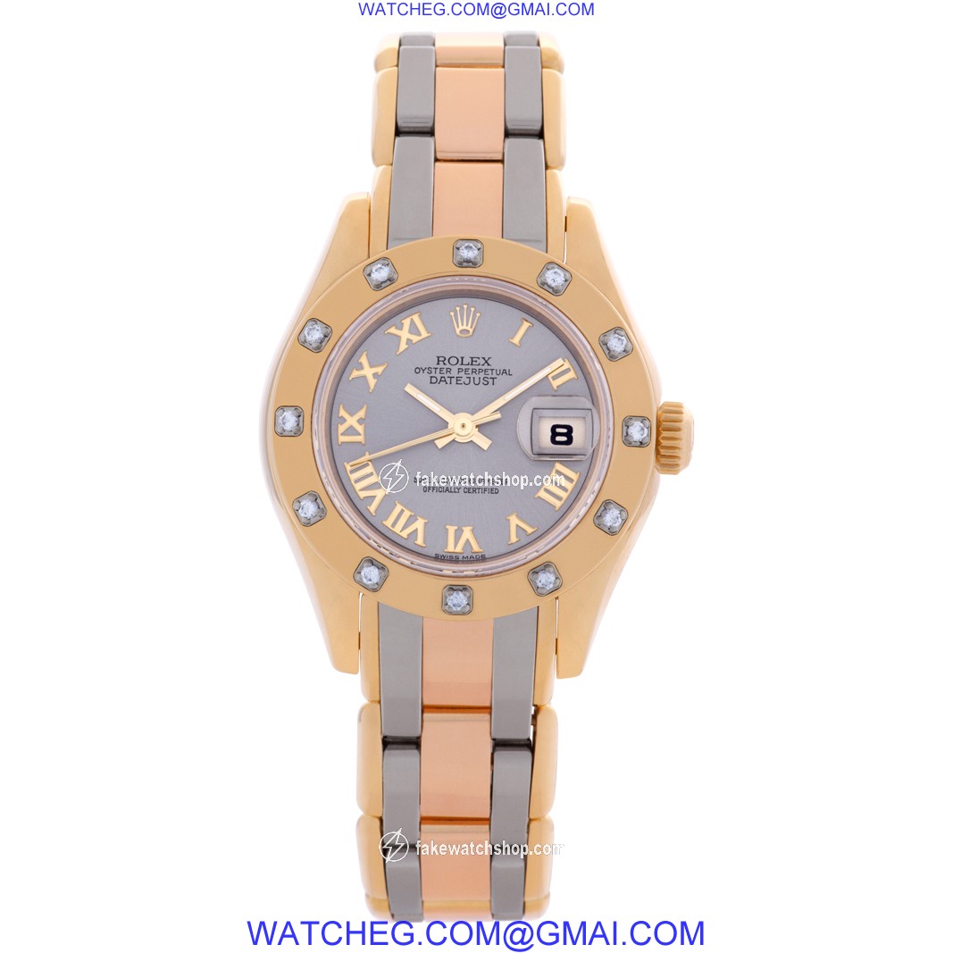 Rolex 80318 Pearlmaster Automatic Female 18k yellow gold 2