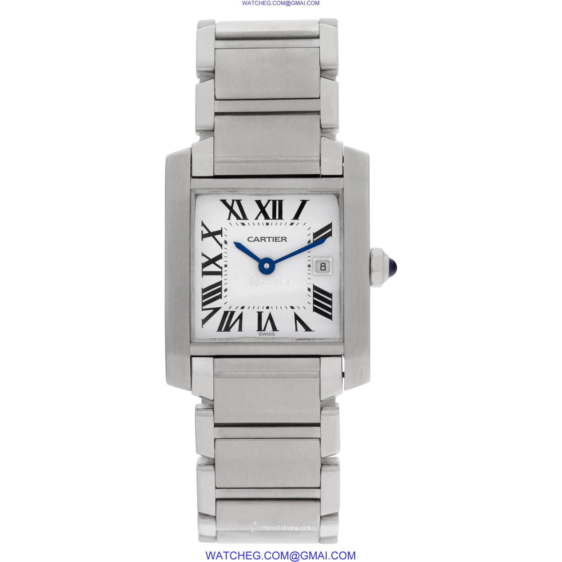 Cartier W51011Q3 Tank Francaise Quartz Female Stainless Steel 2