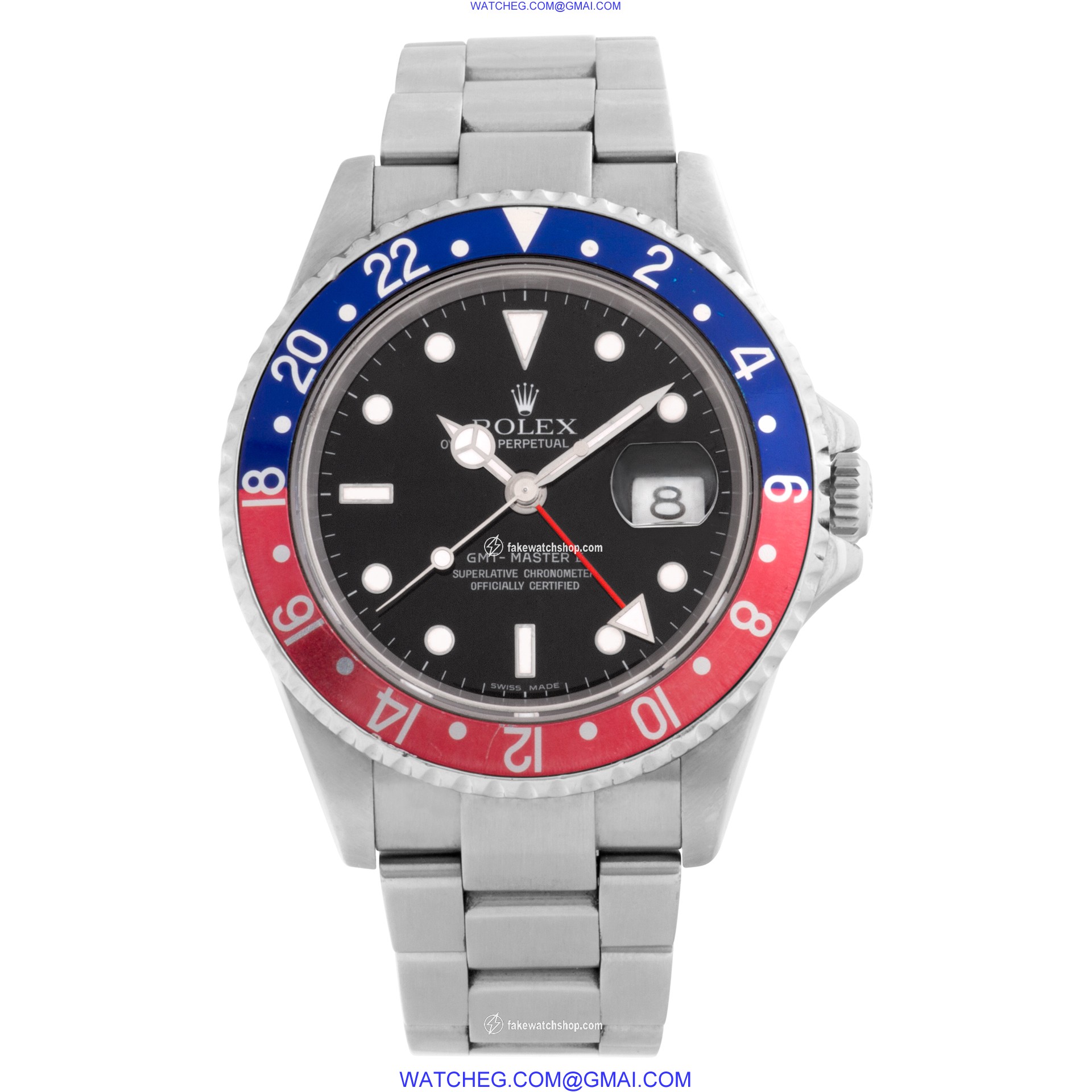 Rolex 16710 GMT Master II Pepsi Automatic Male Stainless Steel 2