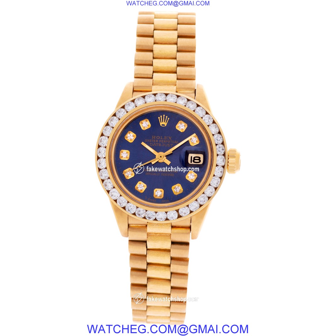 Rolex 6927 Datejust Automatic Female 18k yellow gold 2
