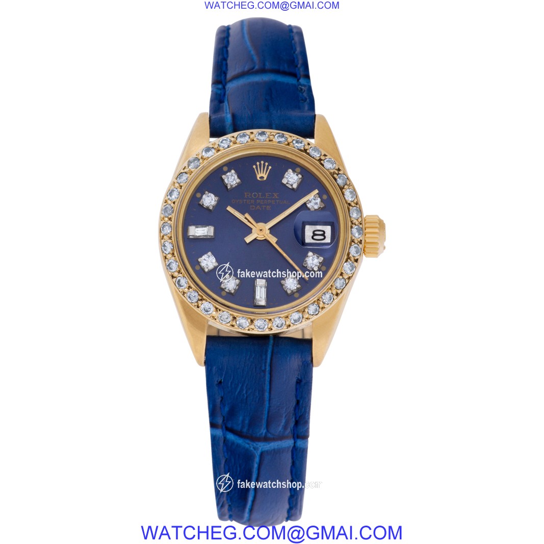 Rolex 6916 Date Automatic Female 18k yellow gold 2