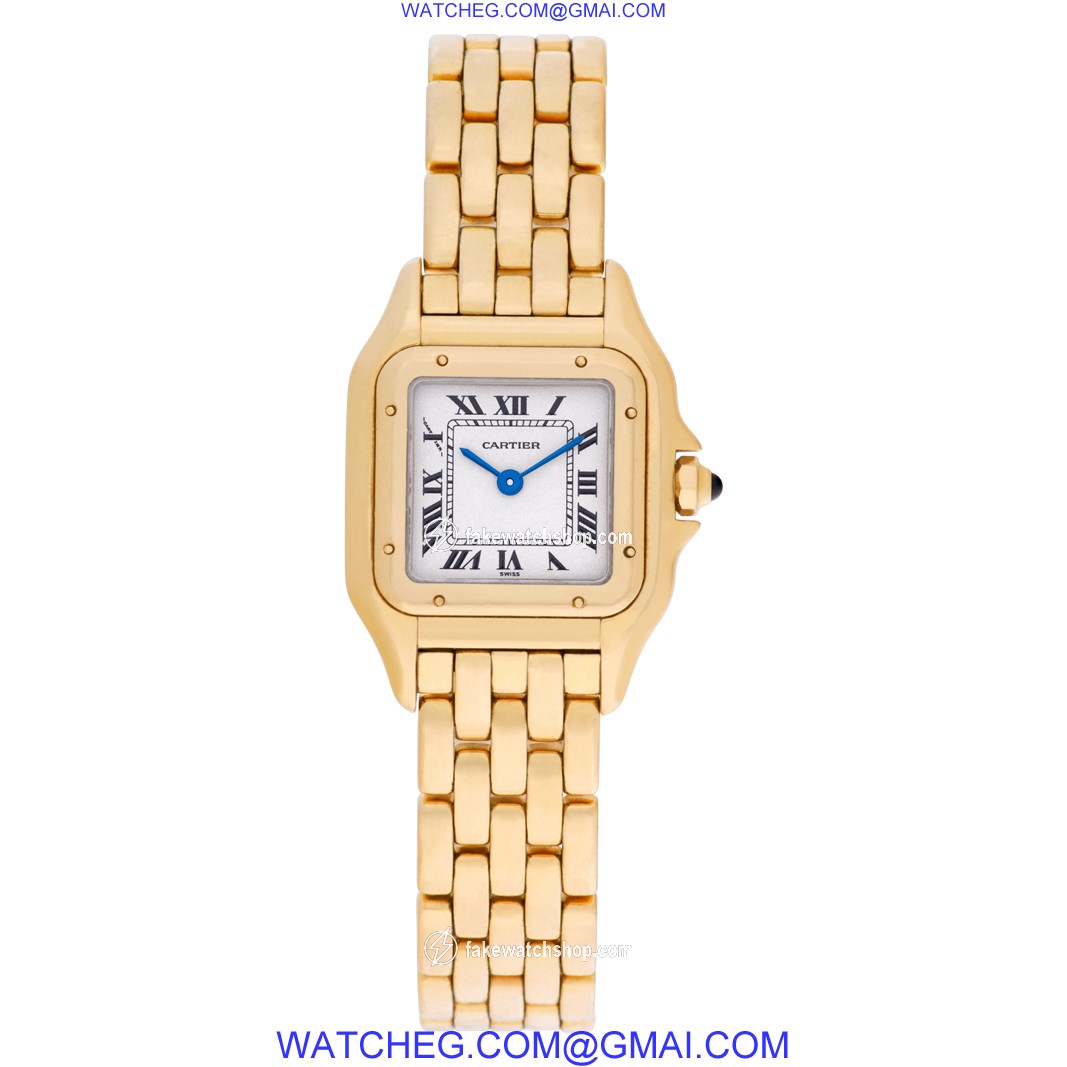 Cartier w25022b9 Panthere Quartz Female 18k yellow gold 2
