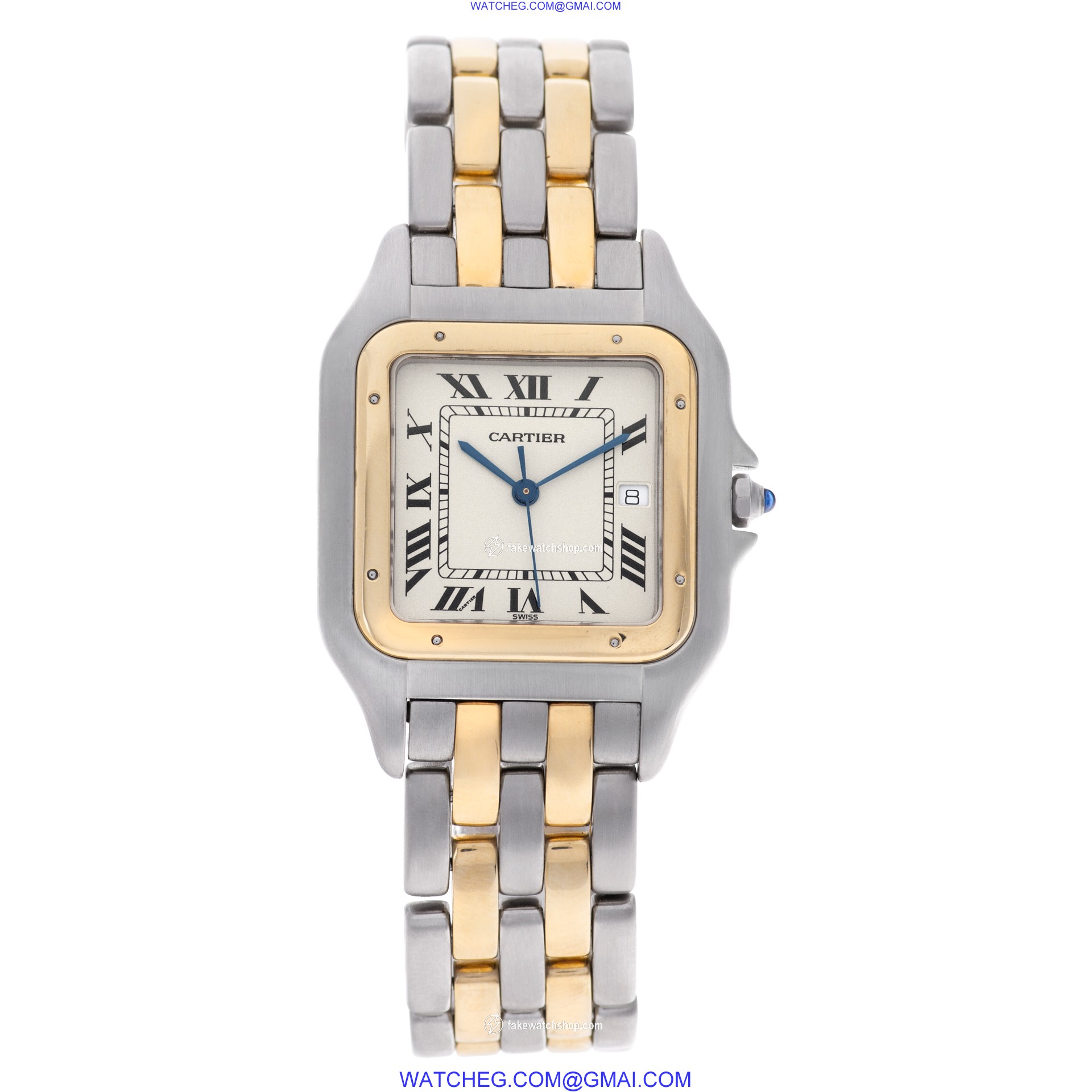 Cartier W25027B6 Panthere Quartz Male 18k gold & Stainless Steel 2