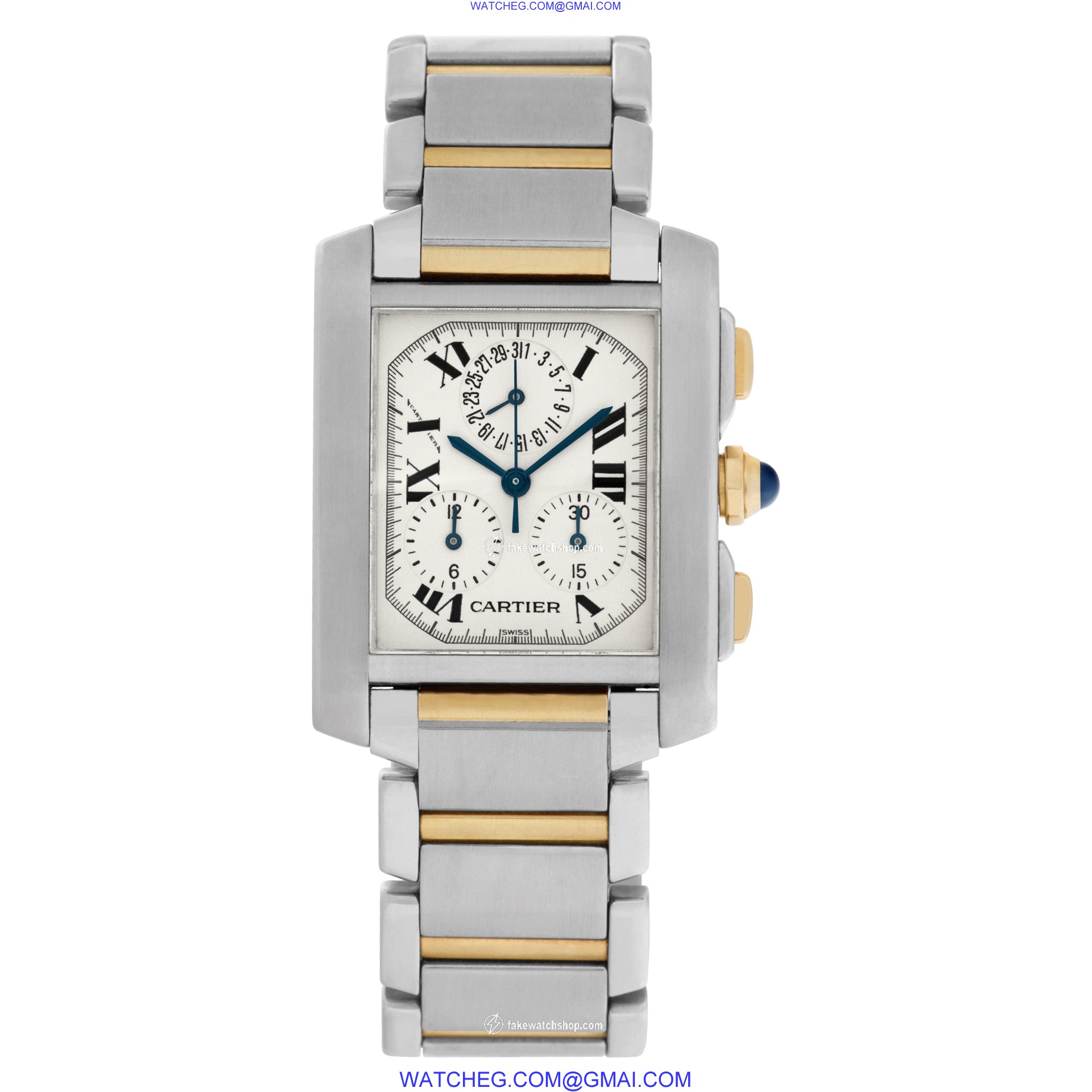 Cartier W51004Q4 Tank Francaise Quartz Unisex Stainless Steel 2