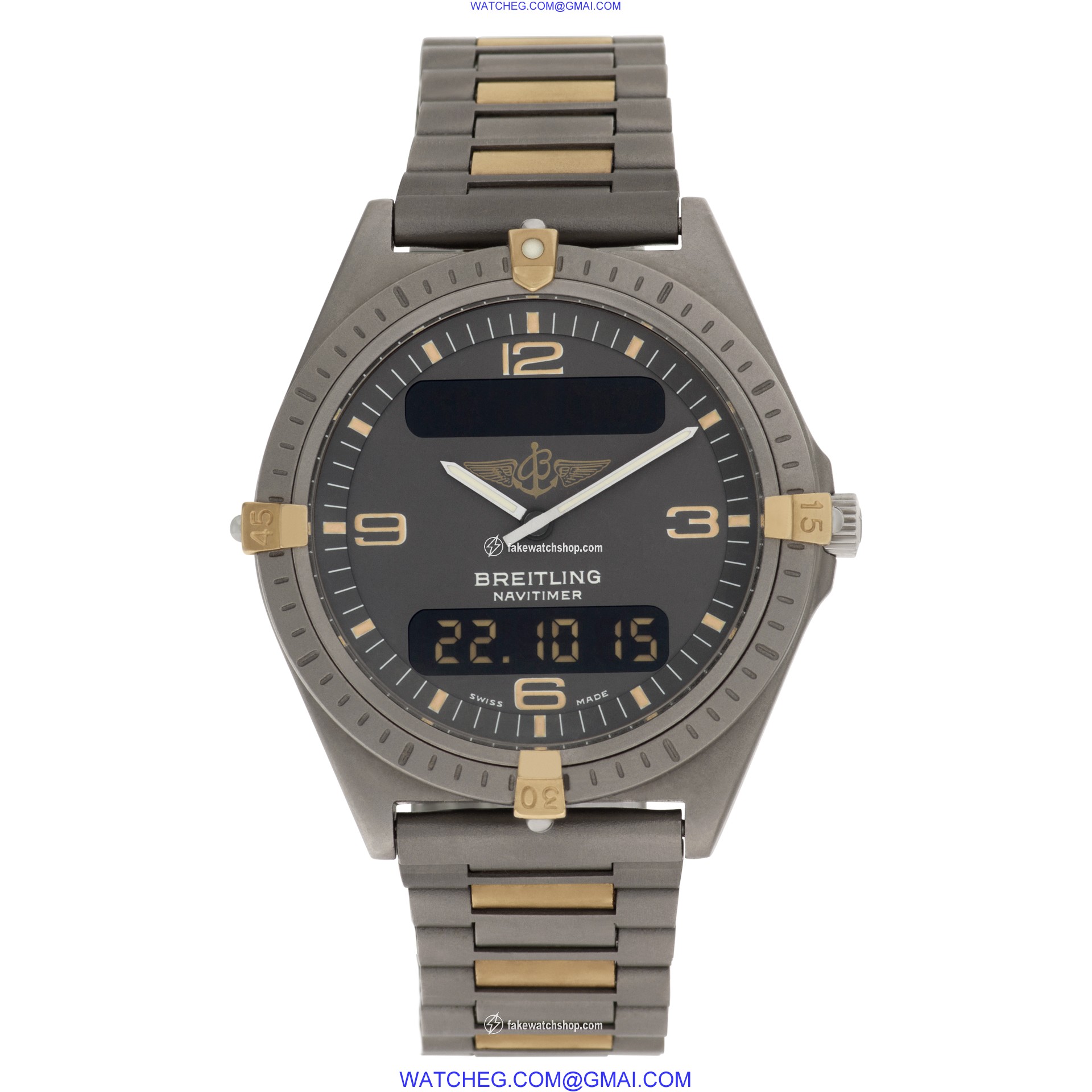 Breitling 80360 Aerospace Quartz Male 18k & Titanium 2