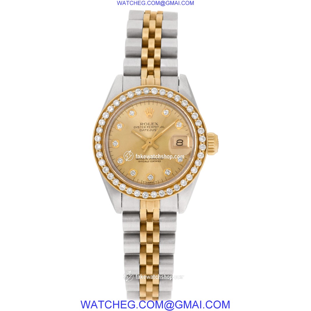 Rolex 6917 Datejust Automatic Female 14k gold & Stainless Steel 2