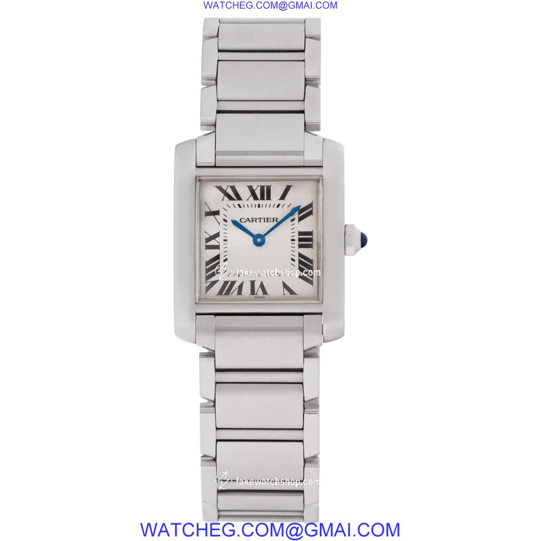 Cartier WSTA0005 Tank Francaise Quartz Female Stainless Steel 2