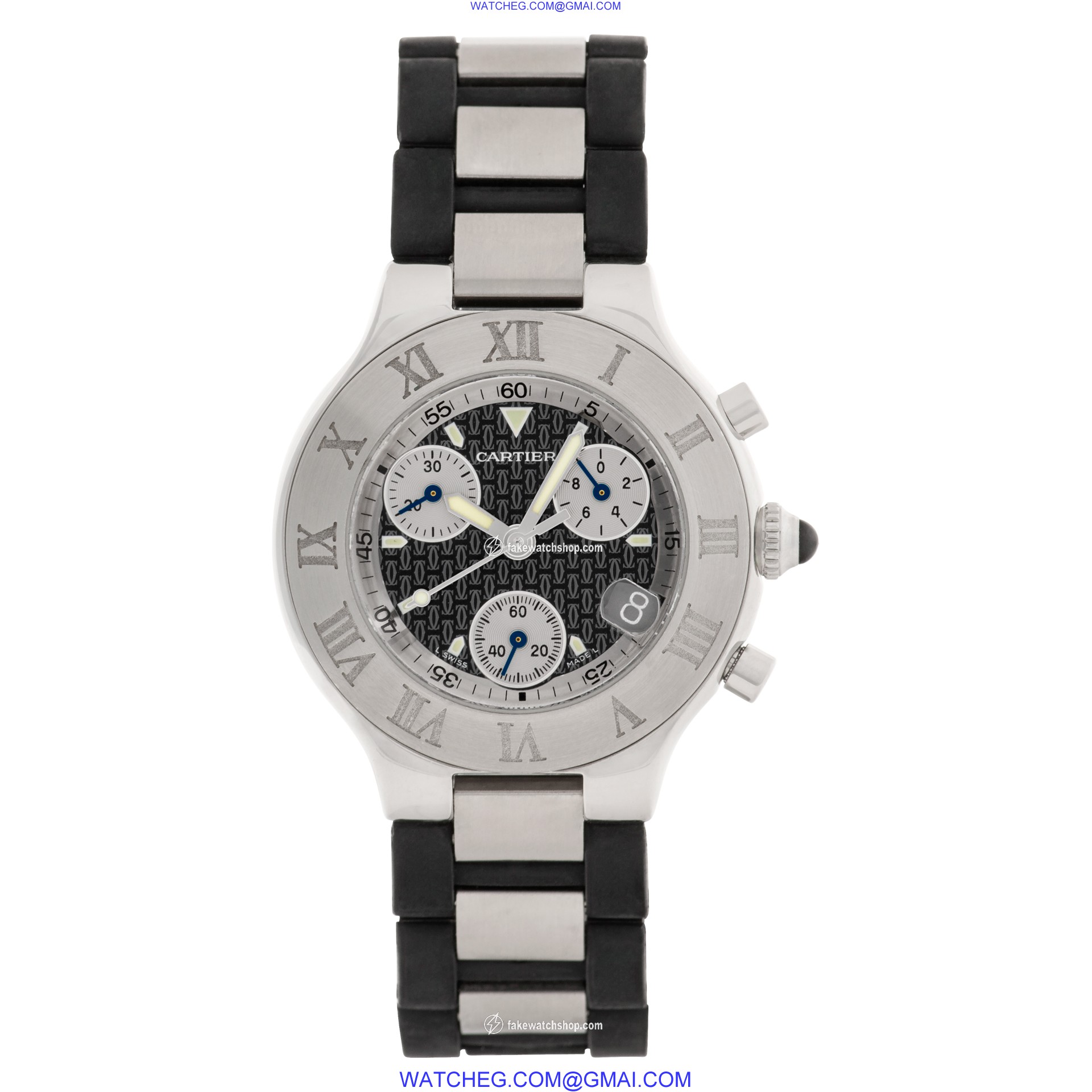 Cartier w1012502 Chronoscaph 21 Quartz Female Stainless Steel 2