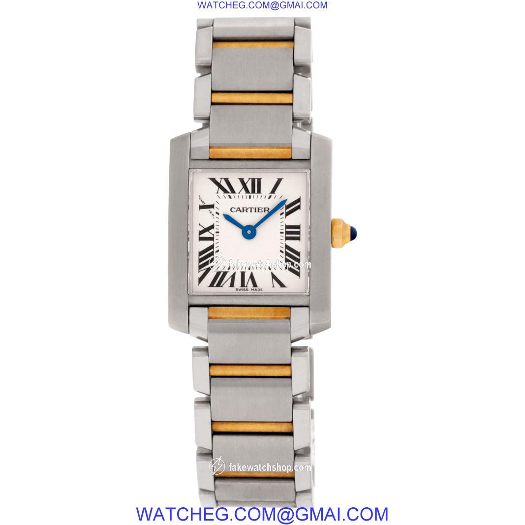 Cartier W51007Q4 Tank Francaise Quartz Female Stainless Steel 2