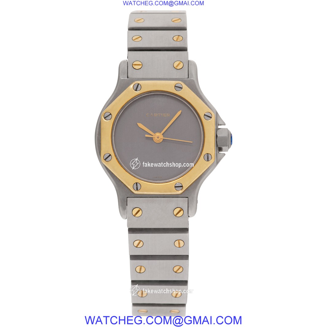 Cartier 090759325 Santos Automatic Female 18k yellow gold 2