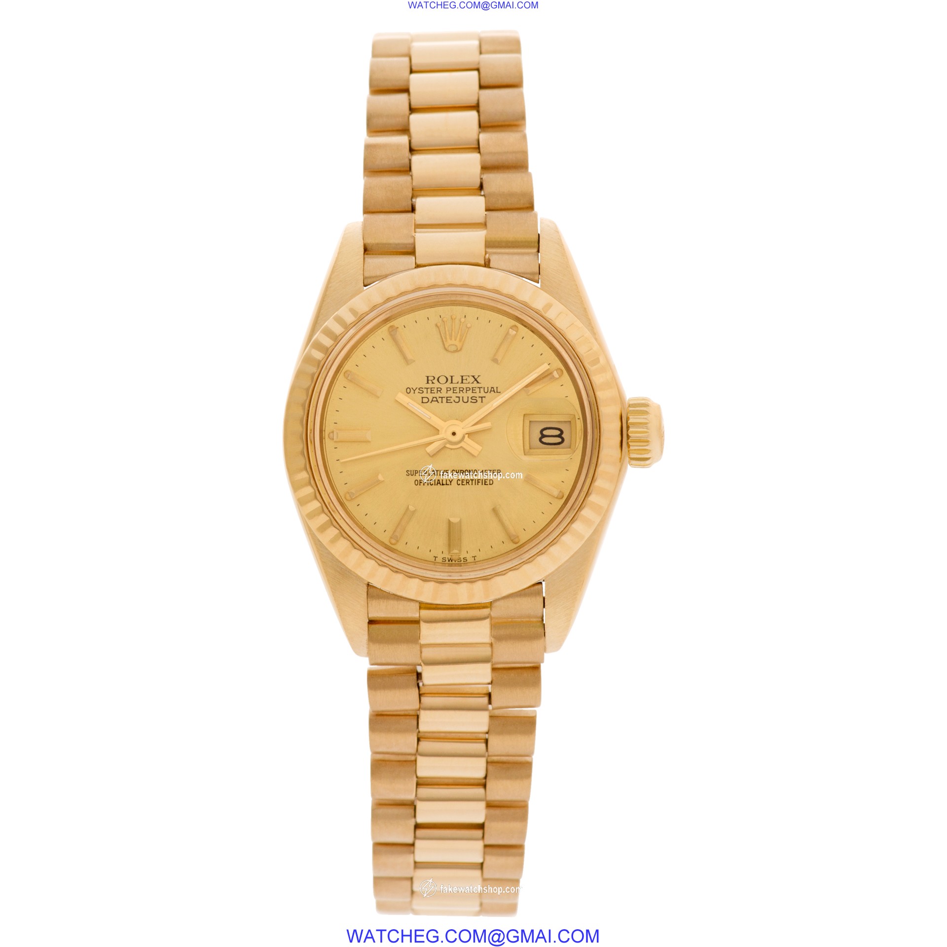 Rolex 6927 Datejust Automatic Female 18k yellow gold 2