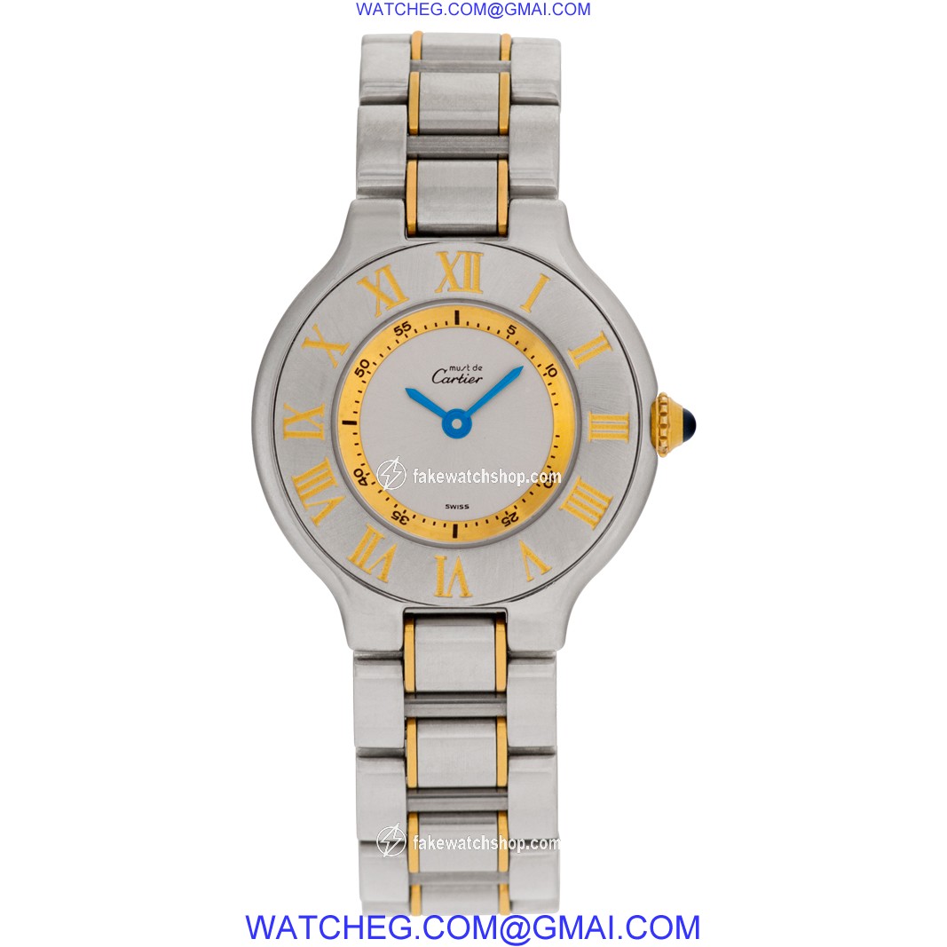 Cartier 1340 Must 21 Quartz Female Stainless Steel 2