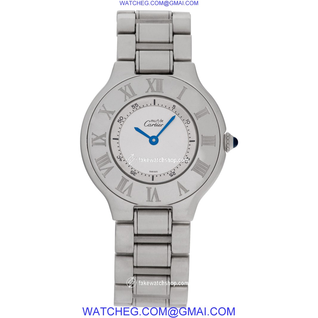 Cartier W10109T2 Must 21 Quartz Female Stainless Steel 2