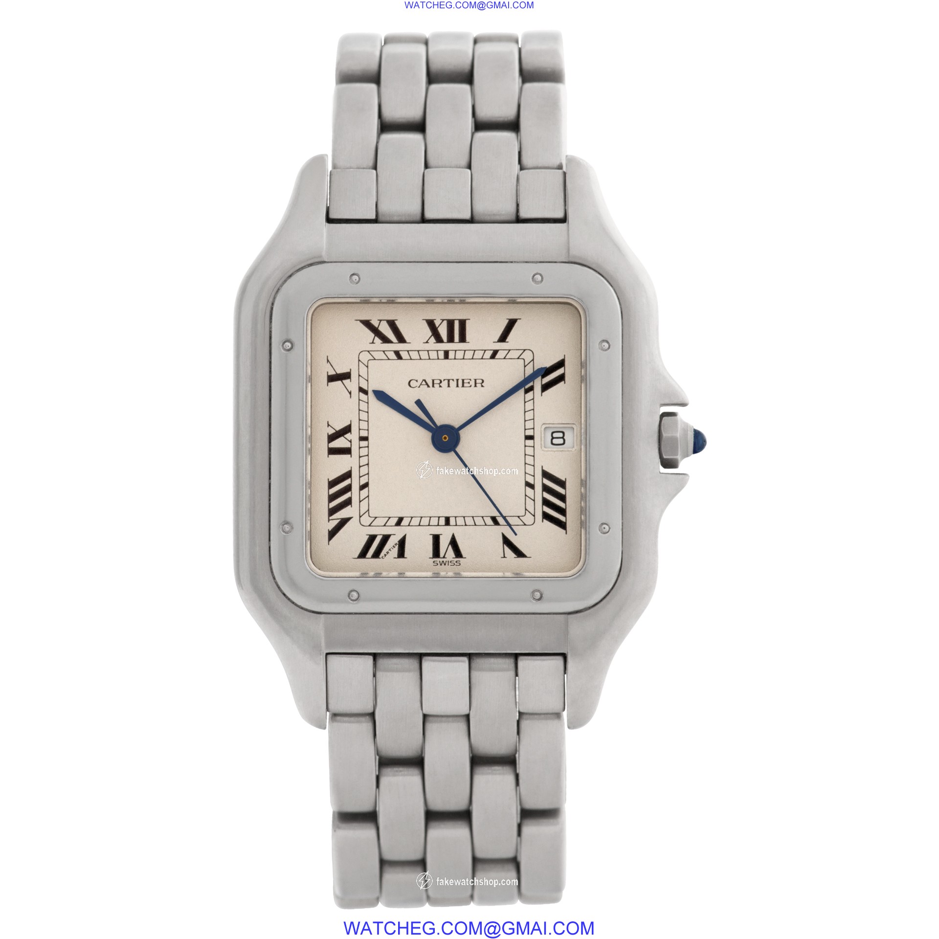 Cartier W25032P5 Panthere Quartz Male Stainless Steel 2
