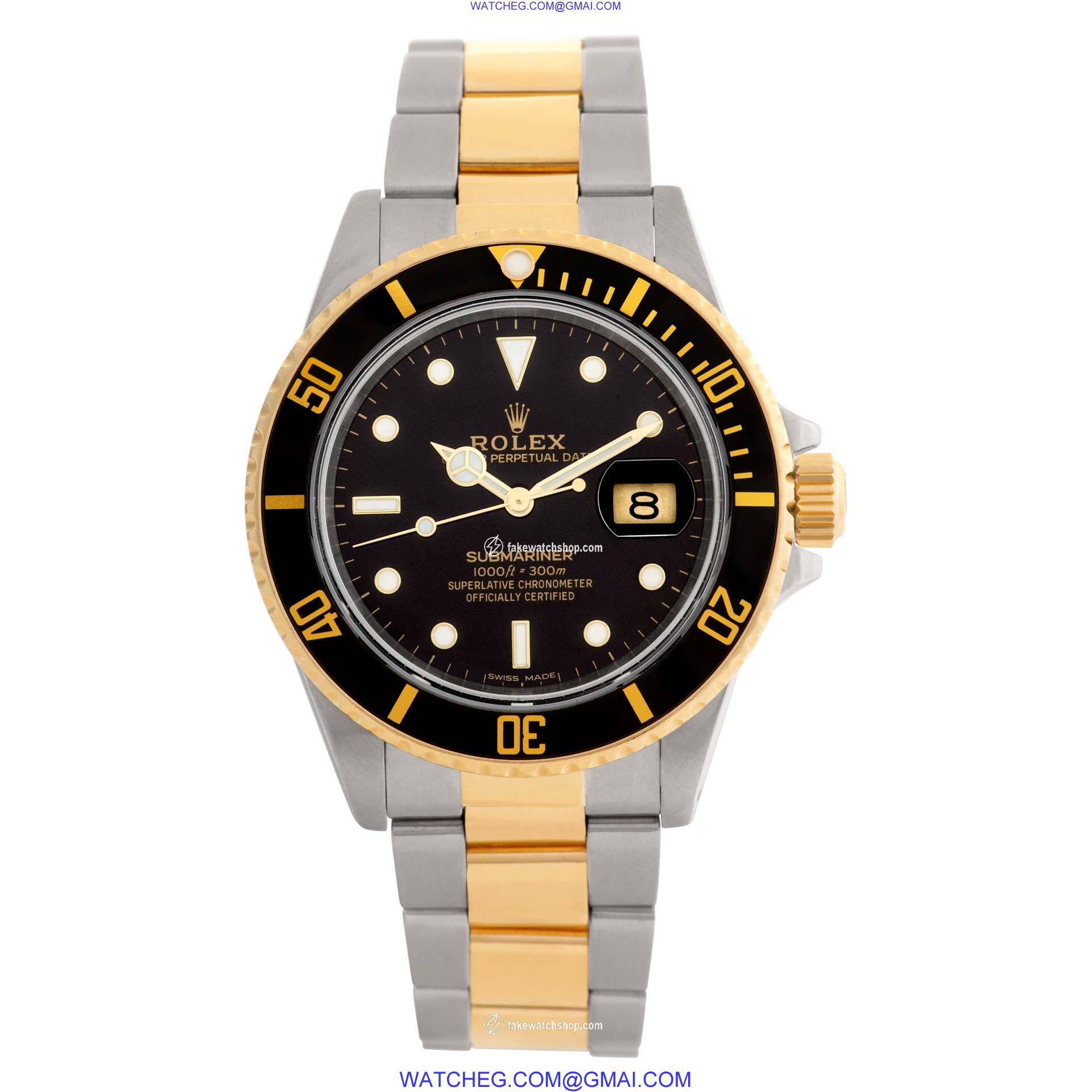 Rolex 16803 Submariner Automatic Male 18k gold & Stainless Steel 2