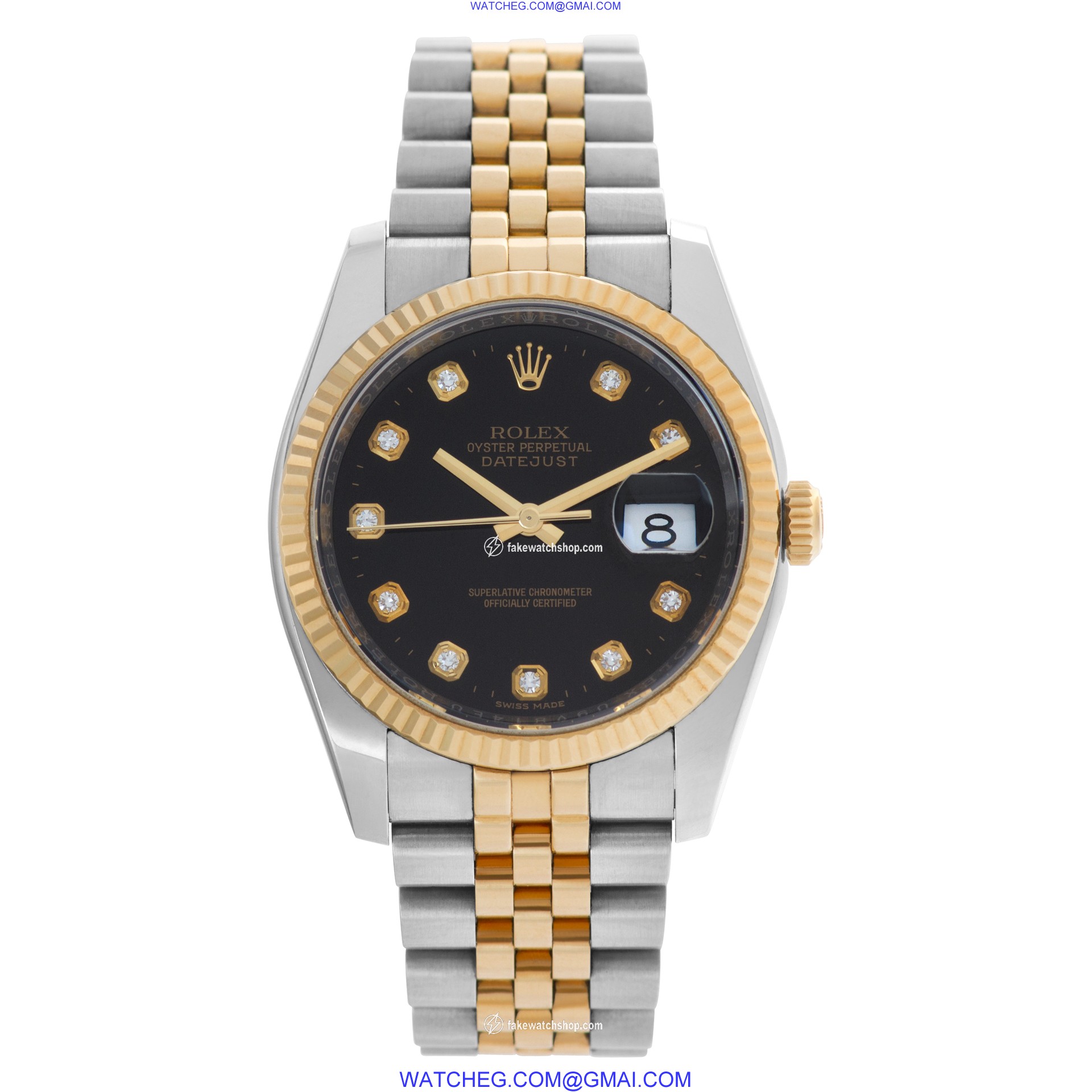 Rolex 116233 Datejust Automatic Unisex 18k gold & Stainless Steel 2