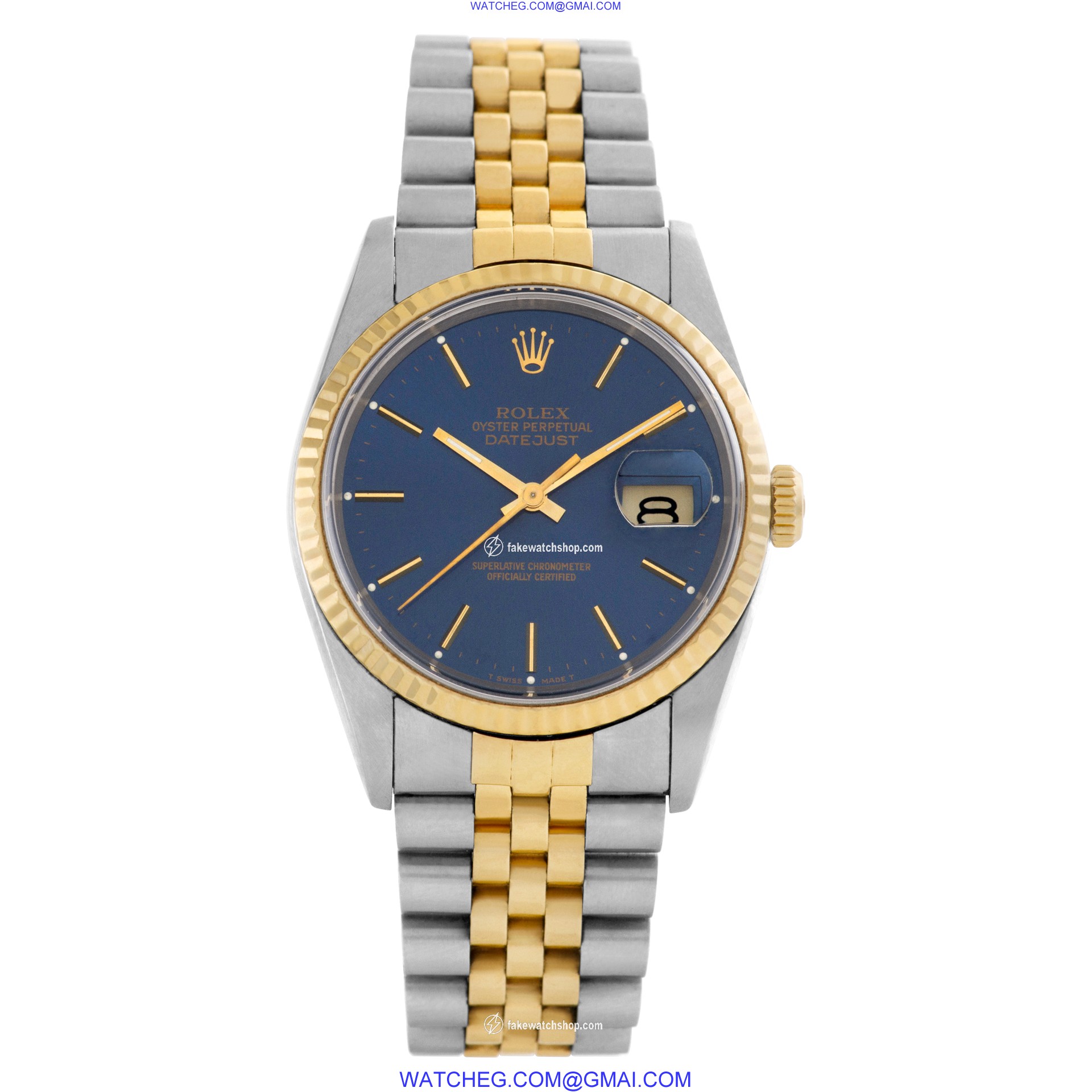Rolex 16233 Datejust Automatic Unisex 18k gold & Stainless Steel 2