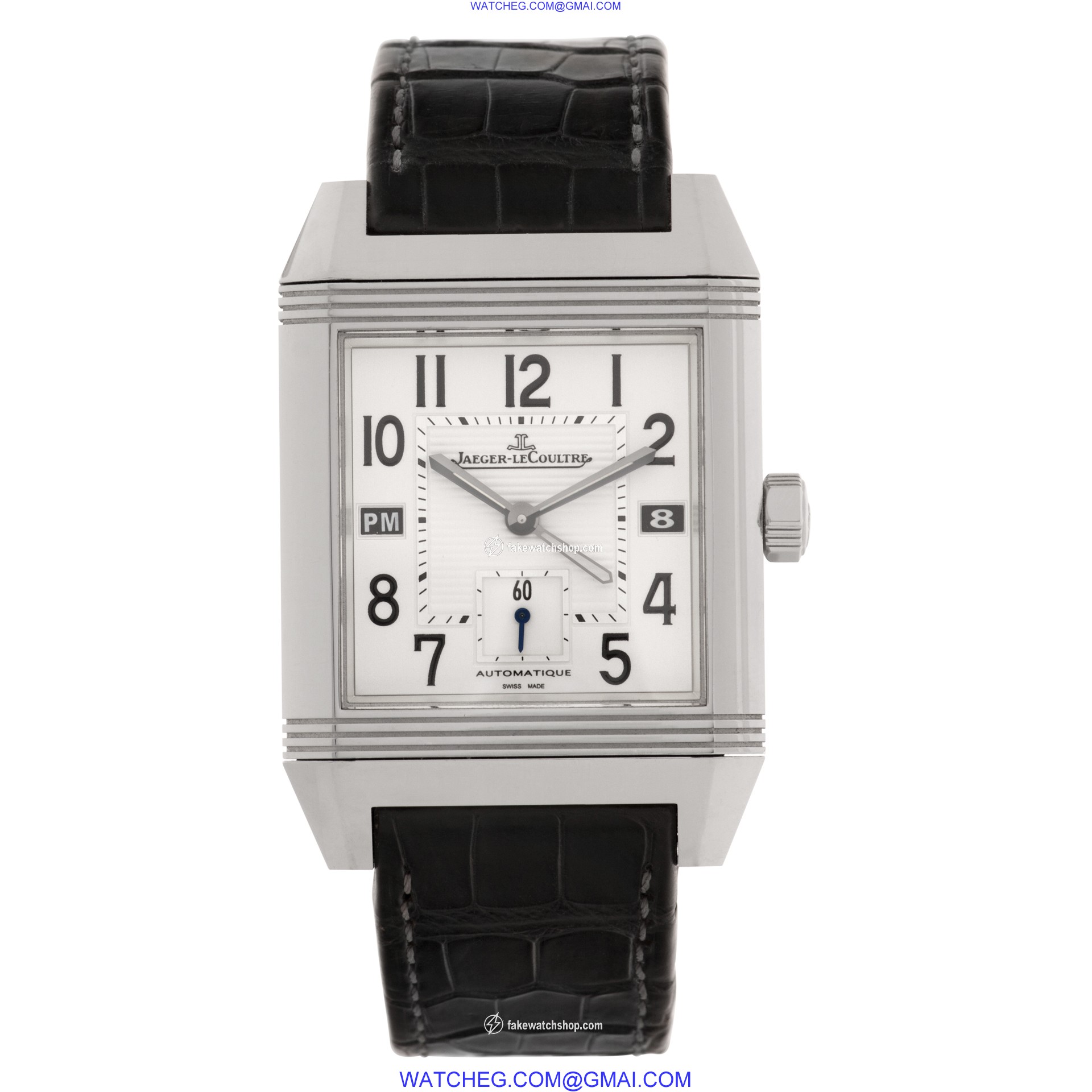 Jaeger LeCoultre 230.8.77 Reverso Automatic Male Stainless Steel 2