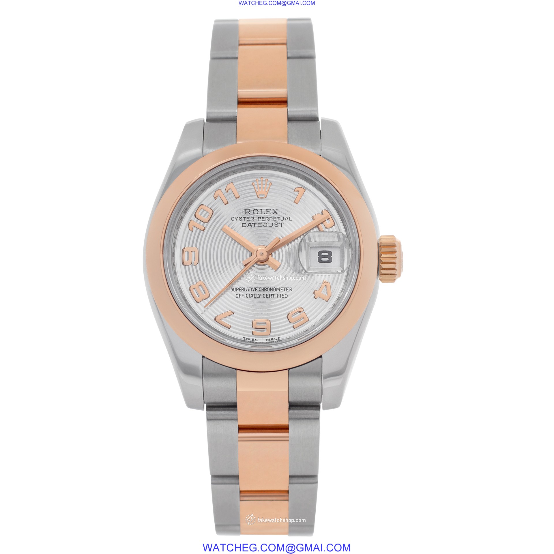 Rolex 179161 Datejust Automatic Female 18k rose gold & stainless steel 2