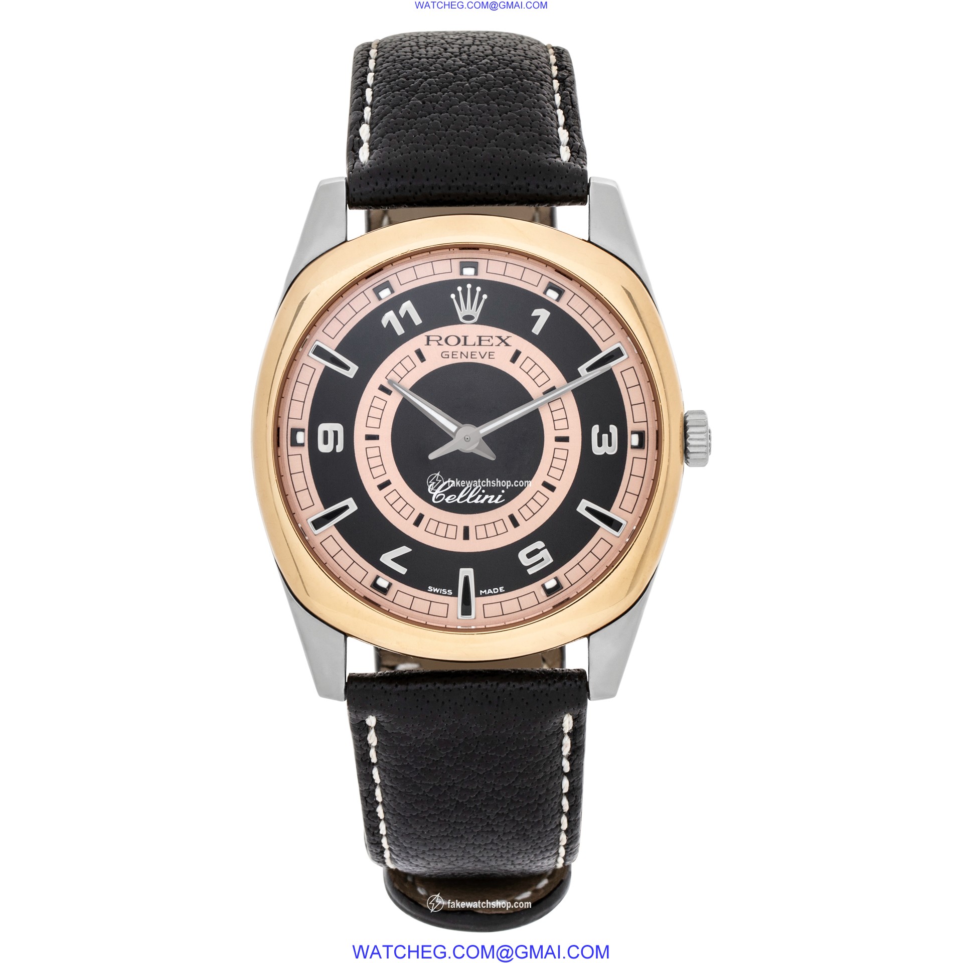 Rolex 4243/9 Cellini Manual Male 18k White and Pink Gold 2