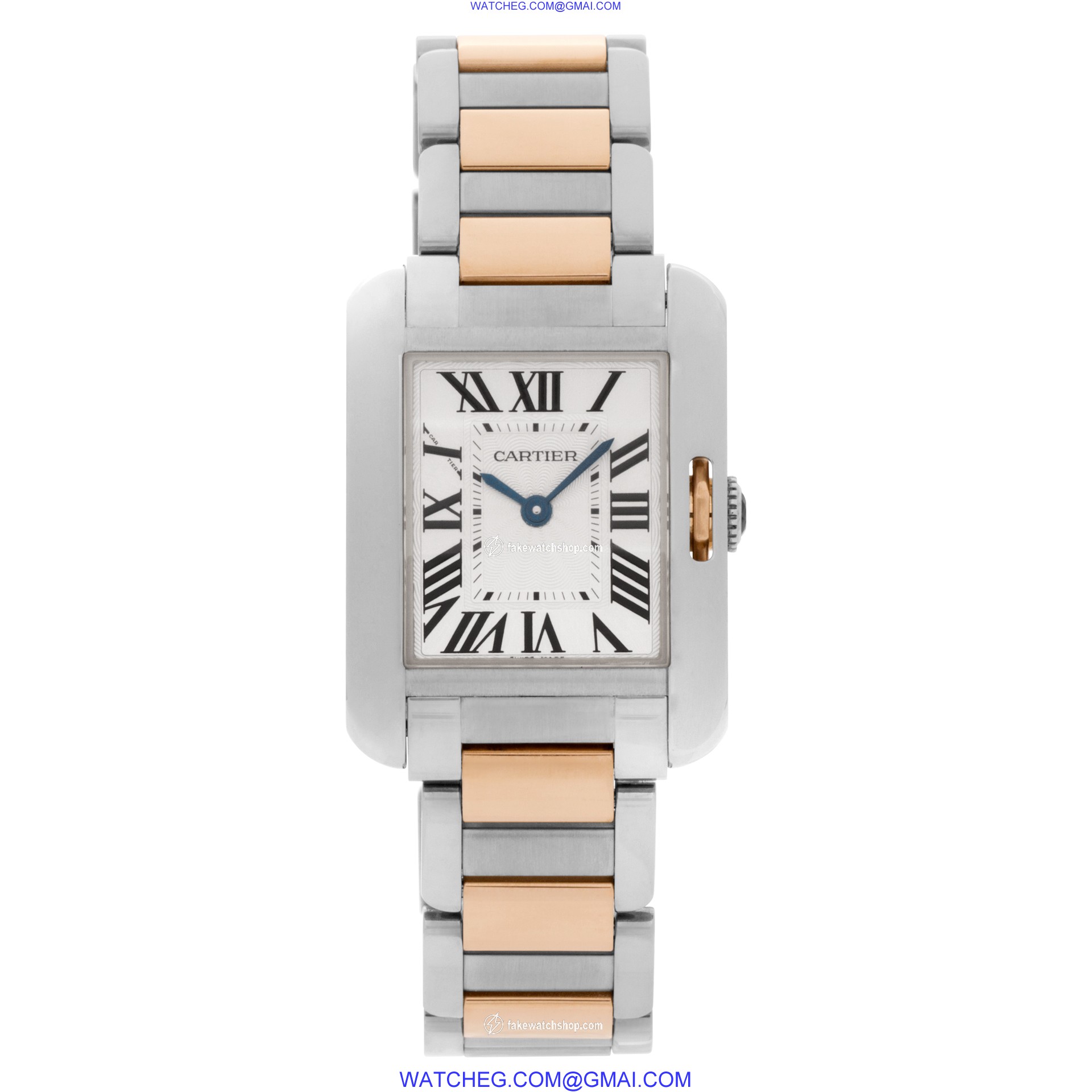 Cartier w5310036 Tank Anglaise Quartz Female Stainless Steel 2