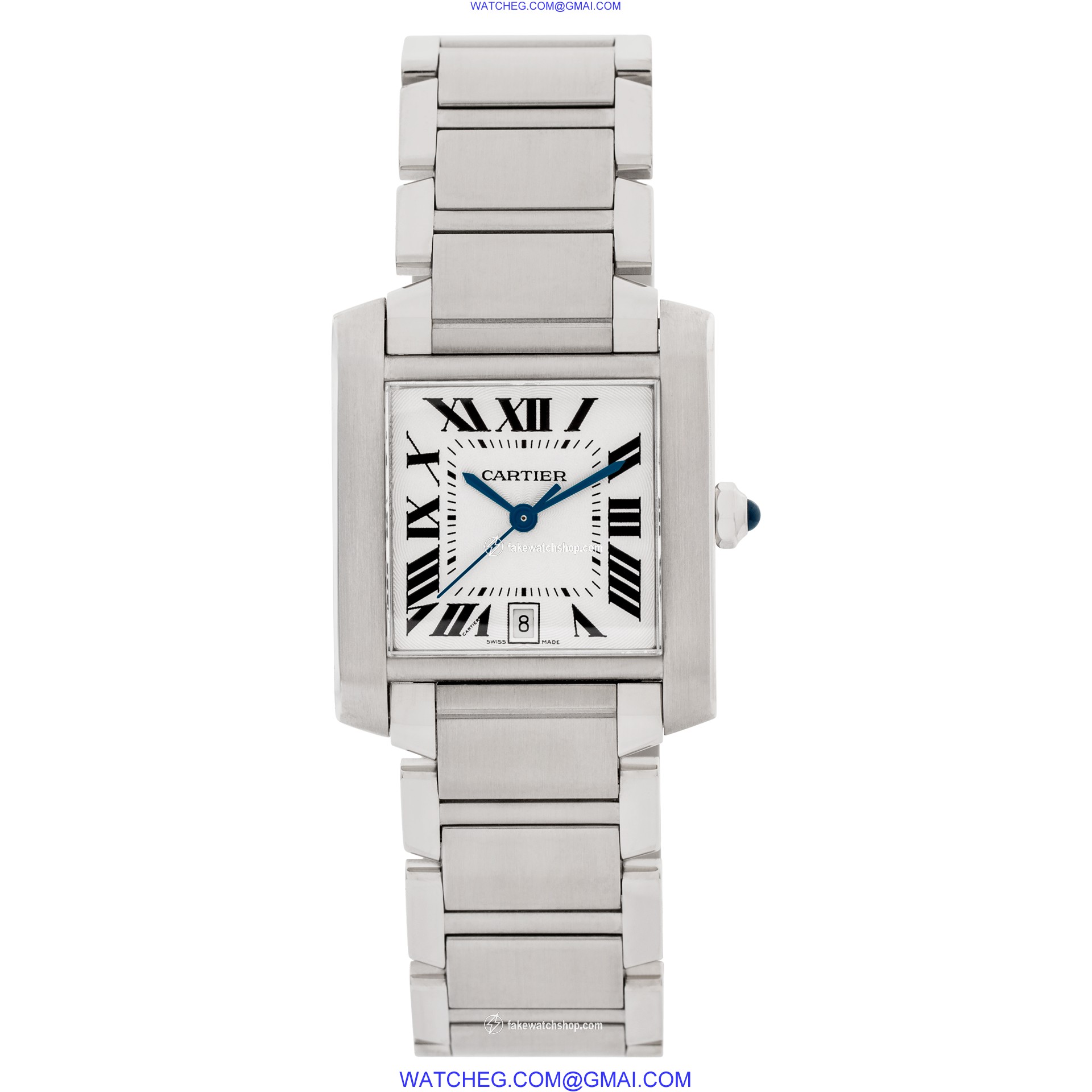 Cartier W51002Q3 Tank Francaise Automatic Unisex Stainless Steel 2