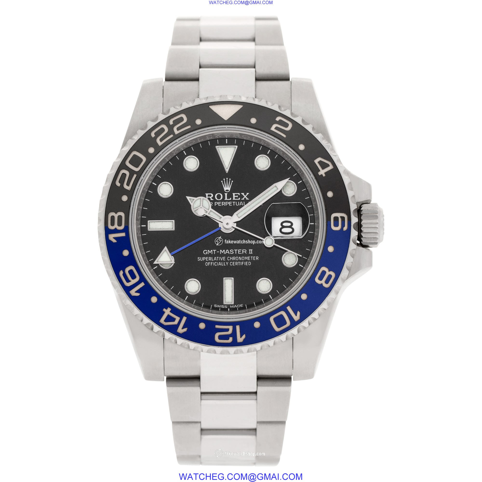 Rolex 116710 GMT Master II Batman Automatic Male Stainless Steel 2