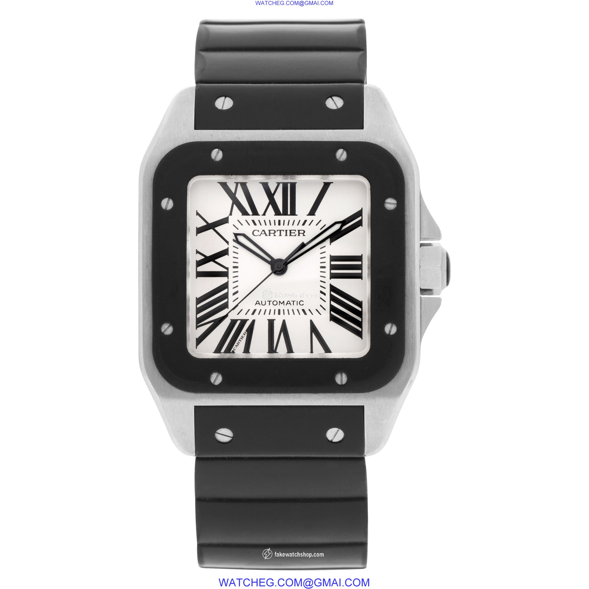 Cartier W20121U2 Santos 100 Automatic Male Stainless Steel 2