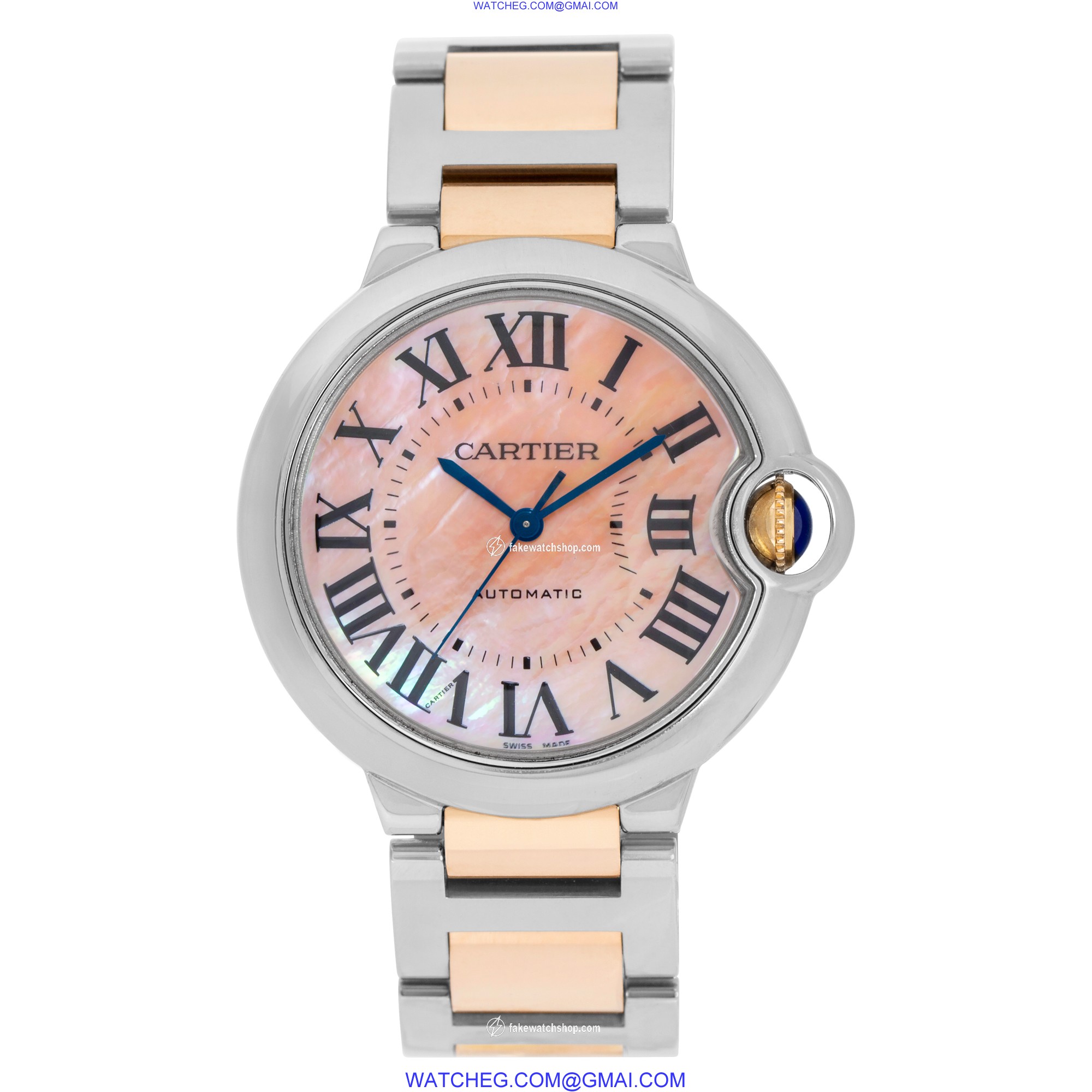 Cartier W6920033 Ballon Bleu Automatic Female 18k gold & Stainless Steel 2