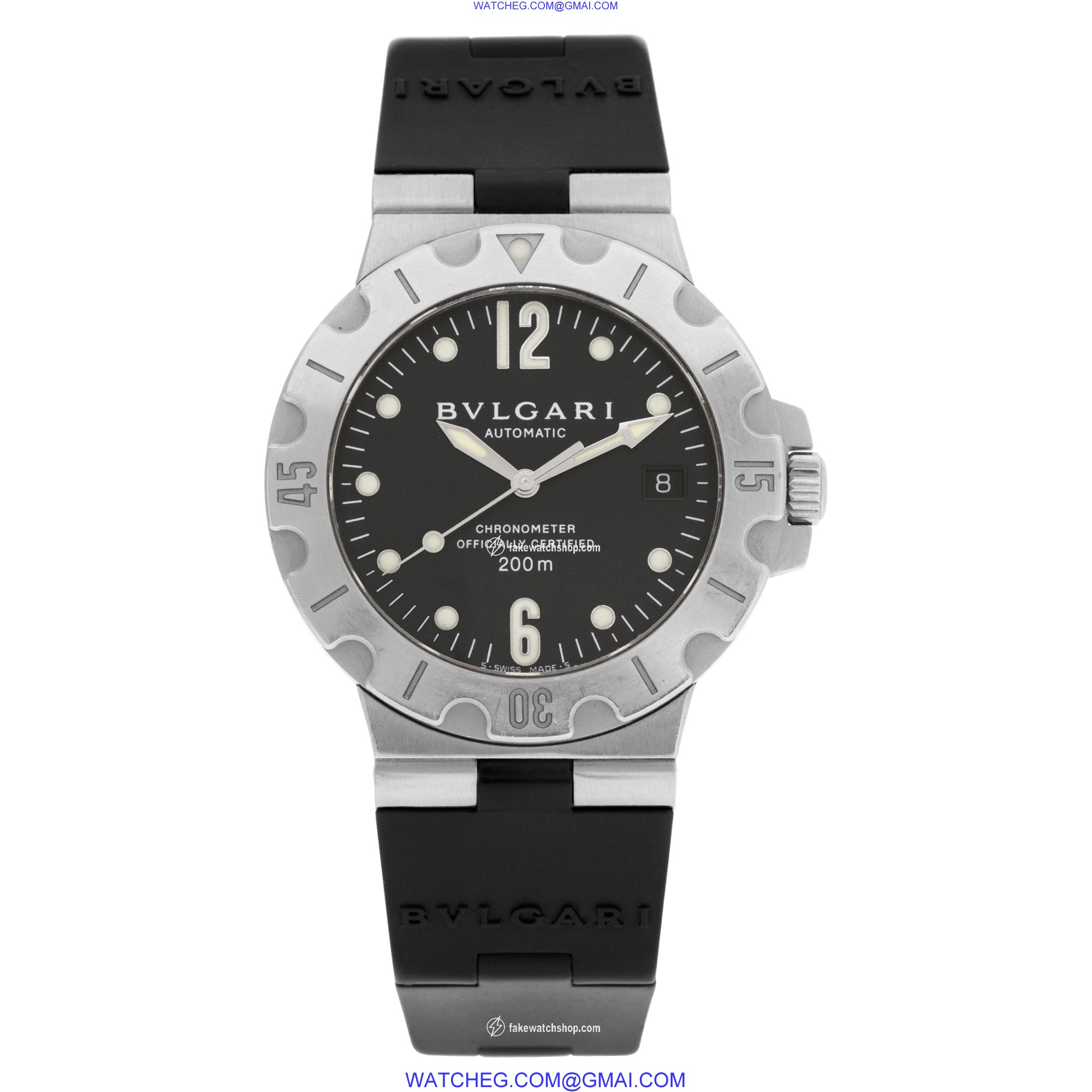 Bvlgari SD 38 S Diagono Acqua Scuba Automatic Male Stainless Steel 2