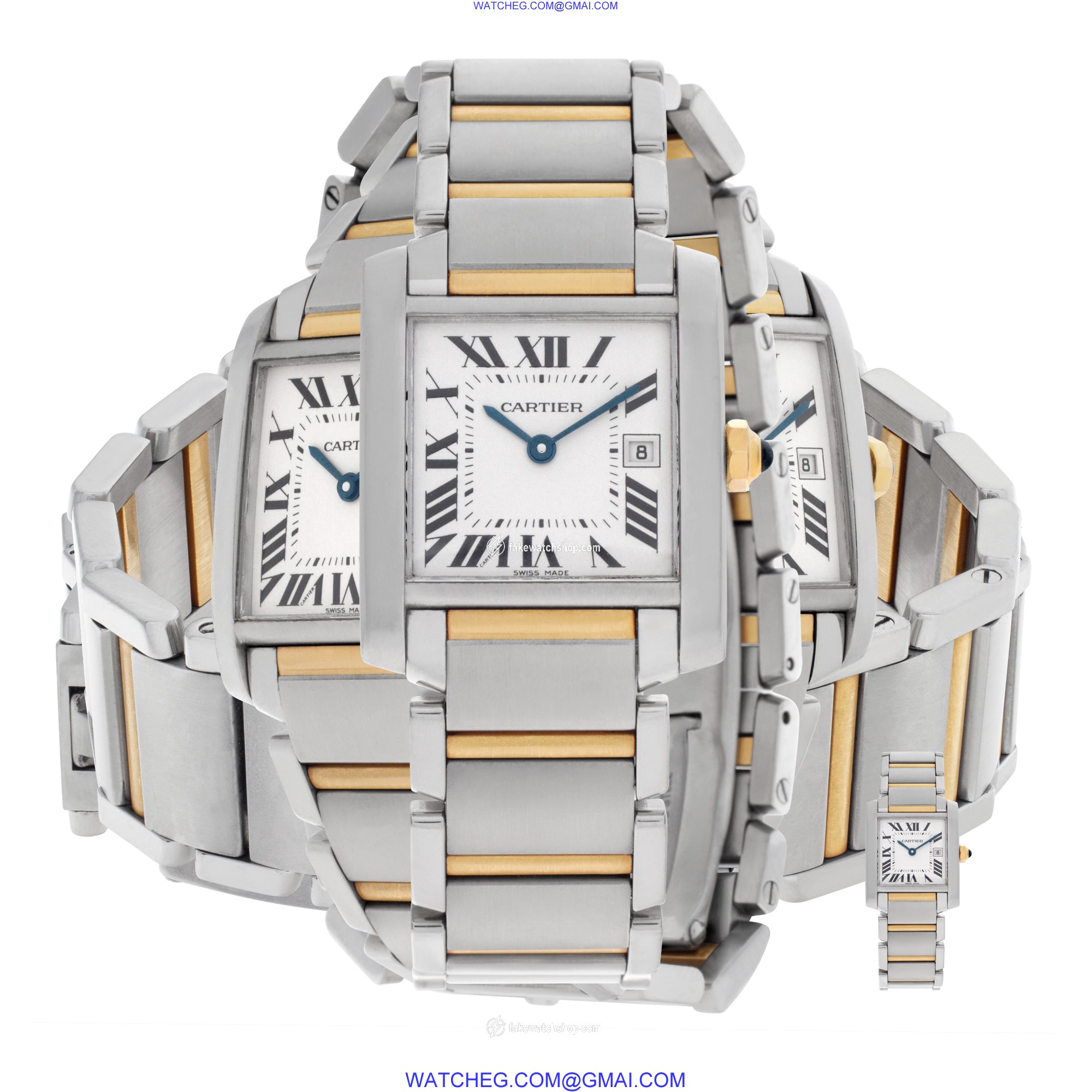 Cartier W524899 Tank Francaise Quartz Unisex Stainless Steel 2