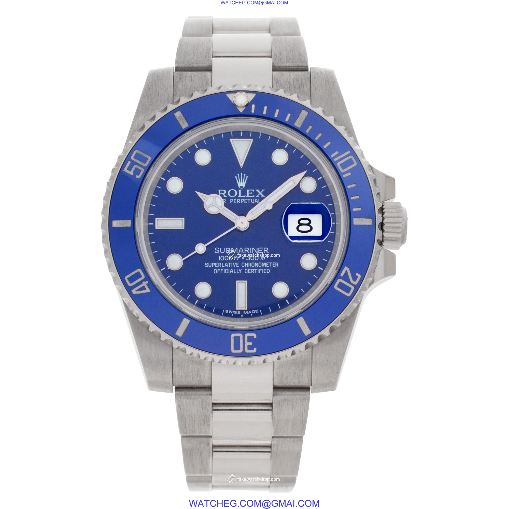 Rolex 116619 Submariner Automatic Male 18k White Gold 2