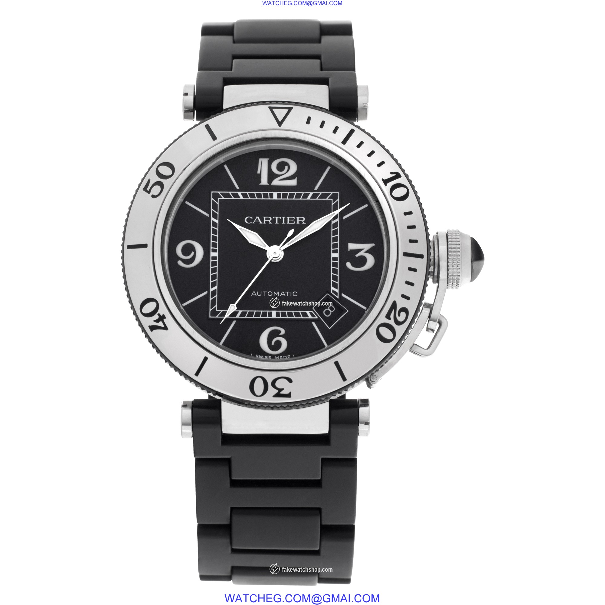 Cartier W31077U2 Pasha Automatic Male Stainless Steel 2