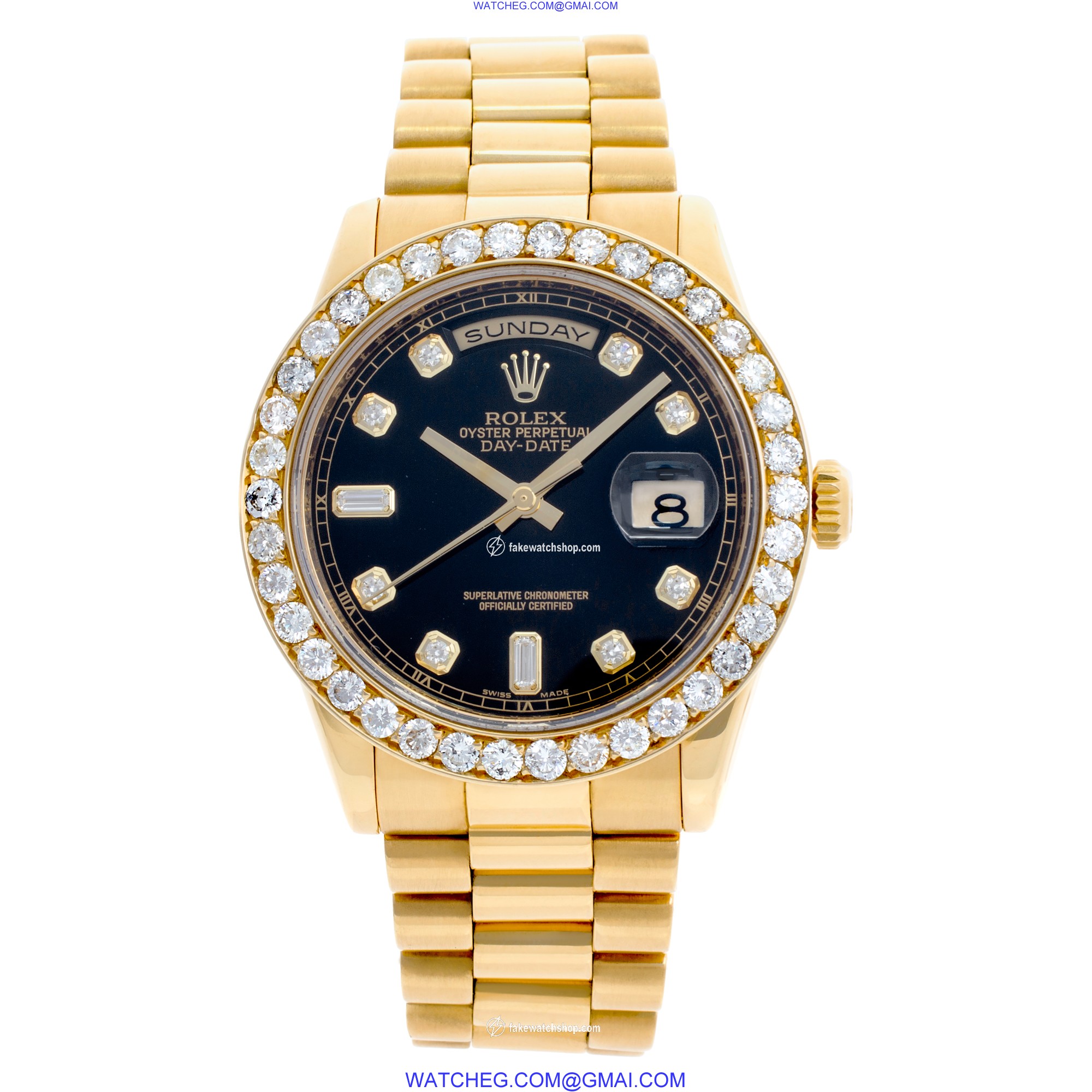 Rolex 118238 Day-Date Automatic Male 18k yellow gold 2