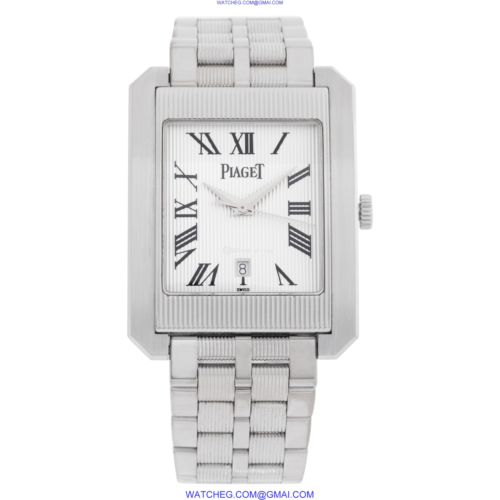 Piaget 26100 Protocol Automatic Male 18k White Gold 2
