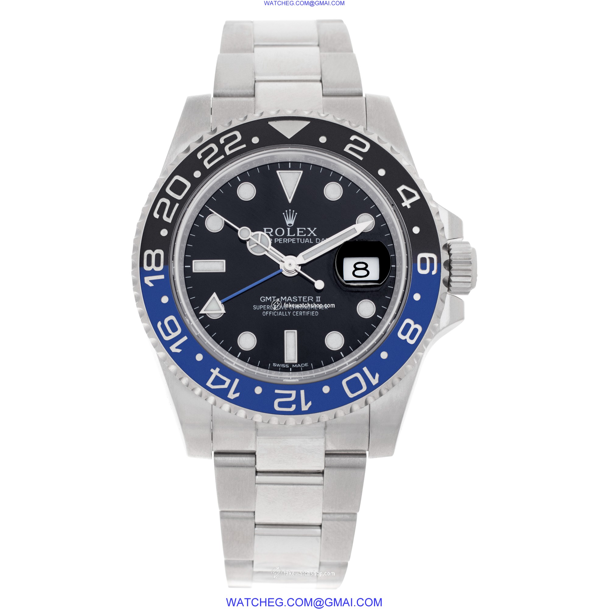 Rolex 116710BLNR GMT Master II Batman Automatic Male Stainless Steel 2