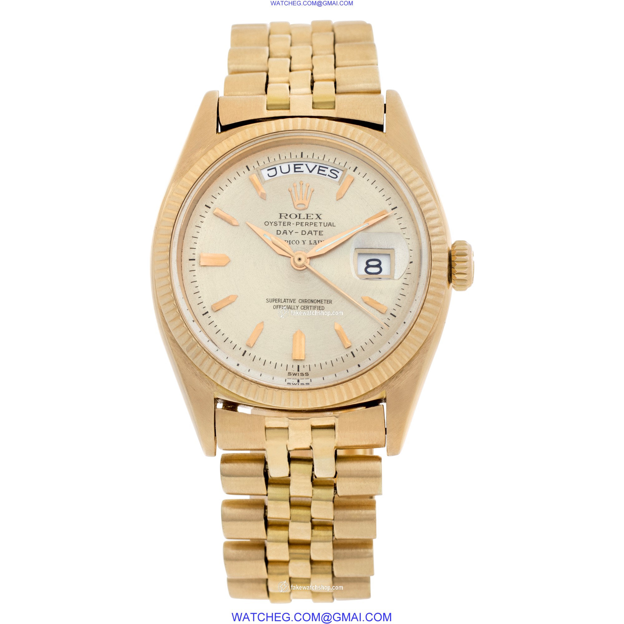 Rolex 1803 Day-Date Automatic Male 18k rose gold 2